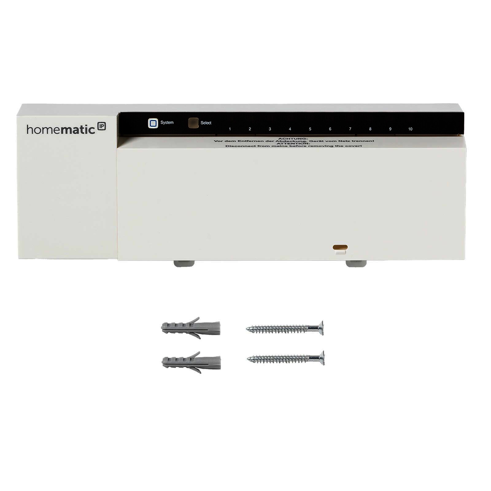 Homematic IP Smart Home Fußbodenheizungsaktor HmIP-FAL230-C10 - 10-fach, 230 V