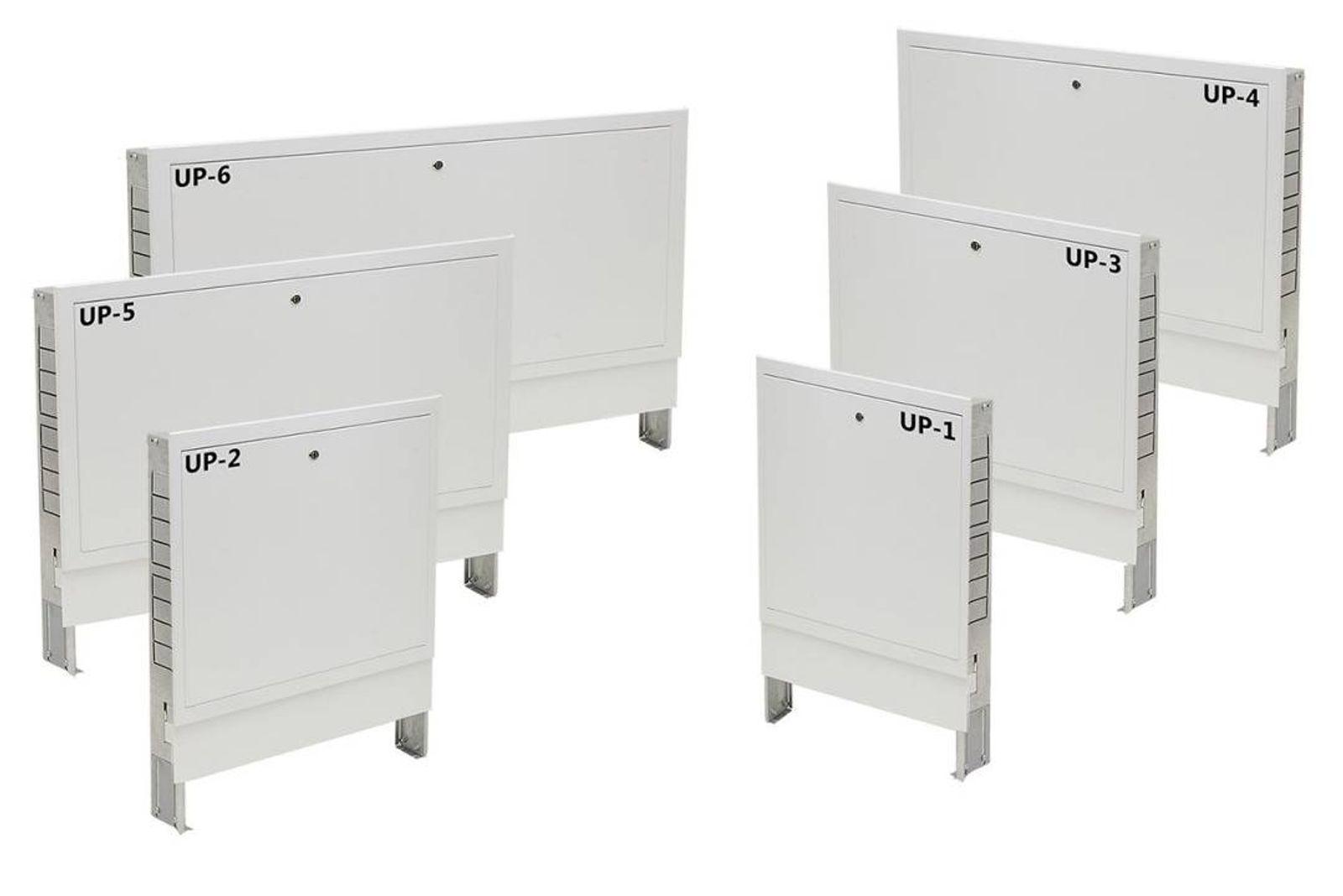 Verteilerschrank für Heizkreisverteiler Unterputz max. 2 Heizkreise UP1