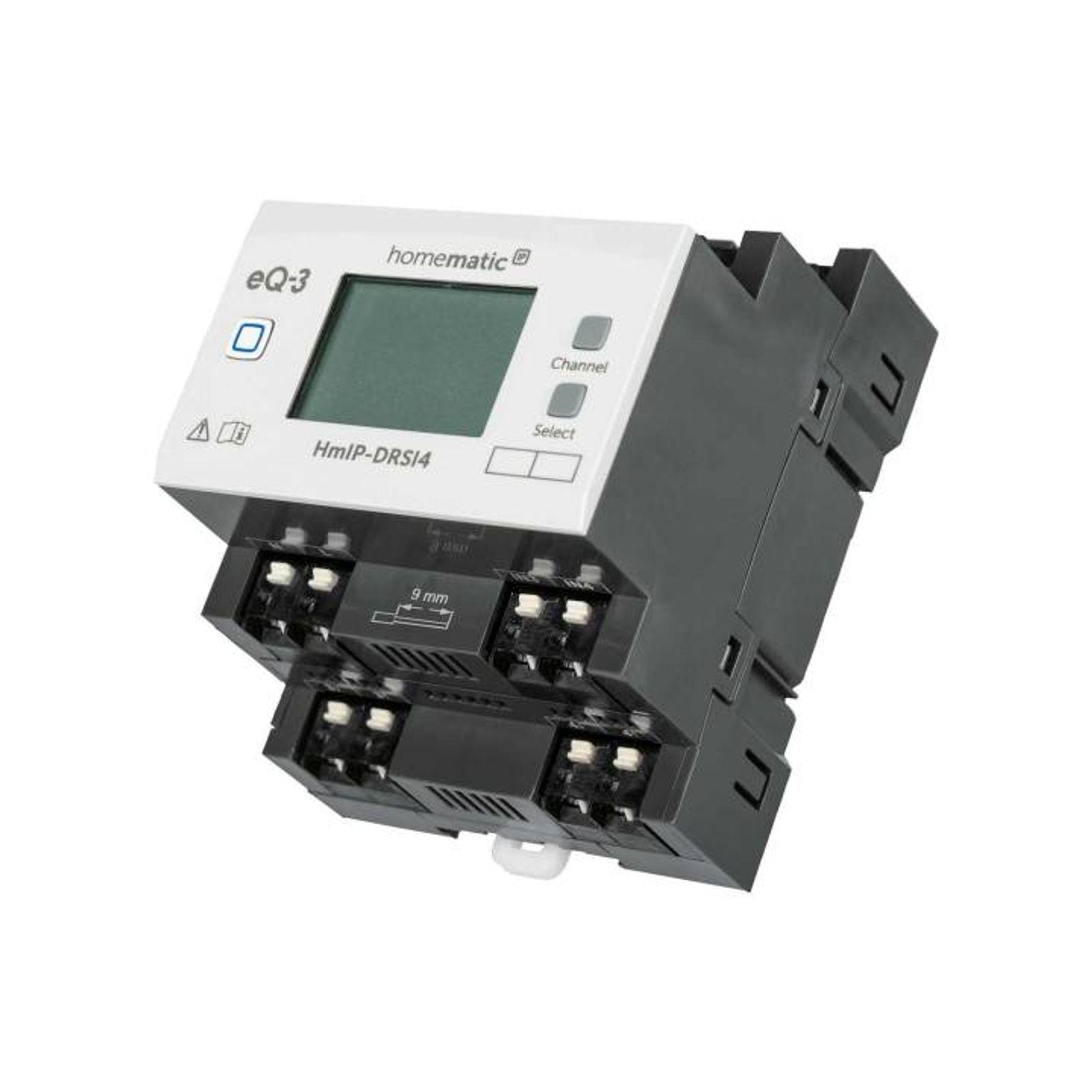 Homematic IP Smart Home Schaltaktor für Hutschienenmontage - 4-fach HmIP-DRSI4