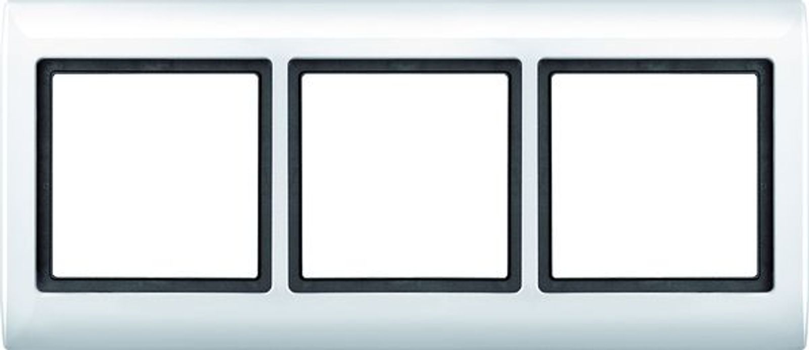 Merten Rahmen 3-fach polarweiß glänzend Kst für GEB-K AQUADESIGN 400319