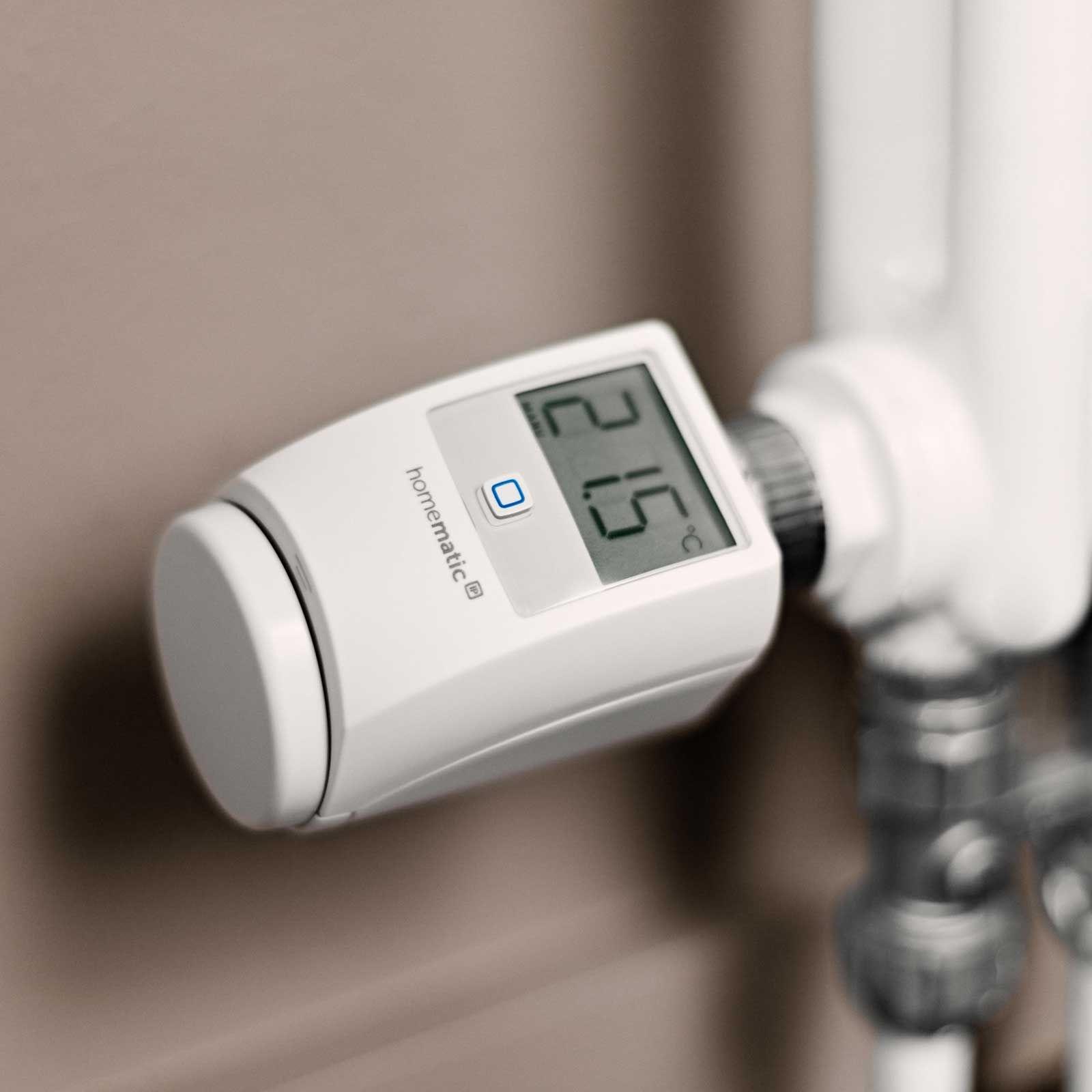 Homematic IP Smart Home Starter Set Heizen – Access Point 2 & 2x Heizkörperthermostat HmIP-eTRV-2