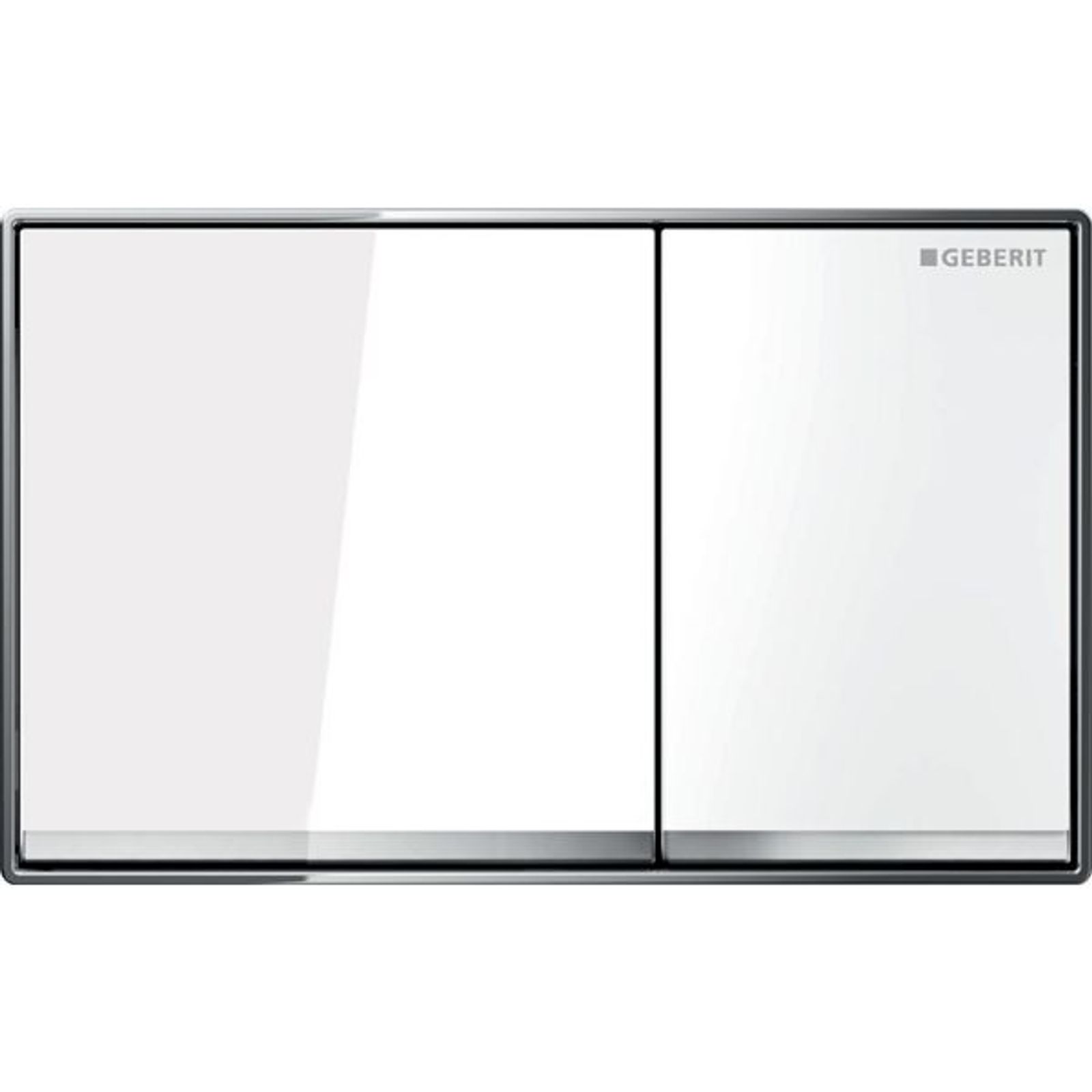 Geberit BetPl Omega60 für 2-Mengen-Sp Glas weiß