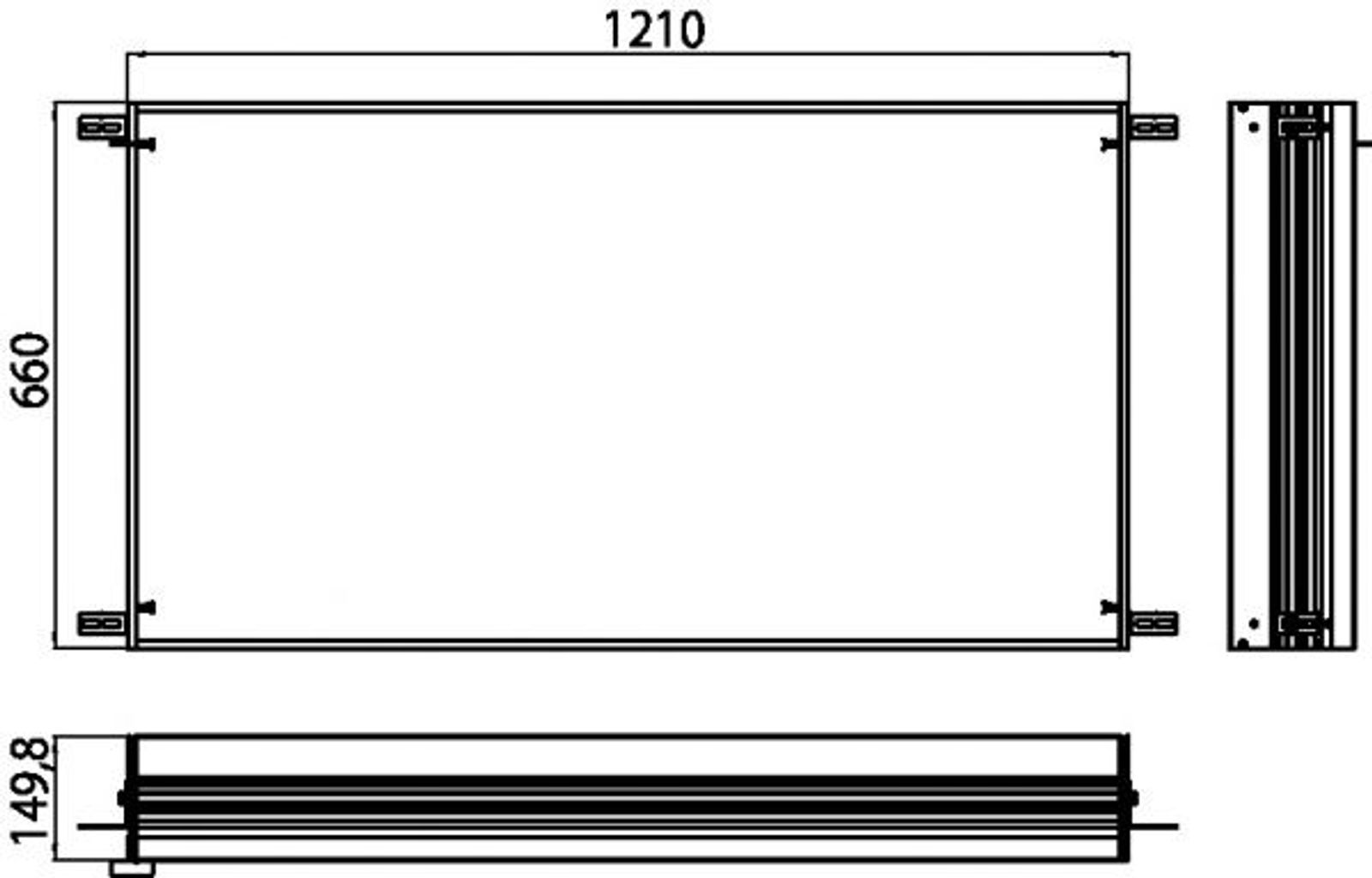 Emco Bad asis LED-Spiegelschrank Prestig Einbaurahmen zu 9897 050 25 35