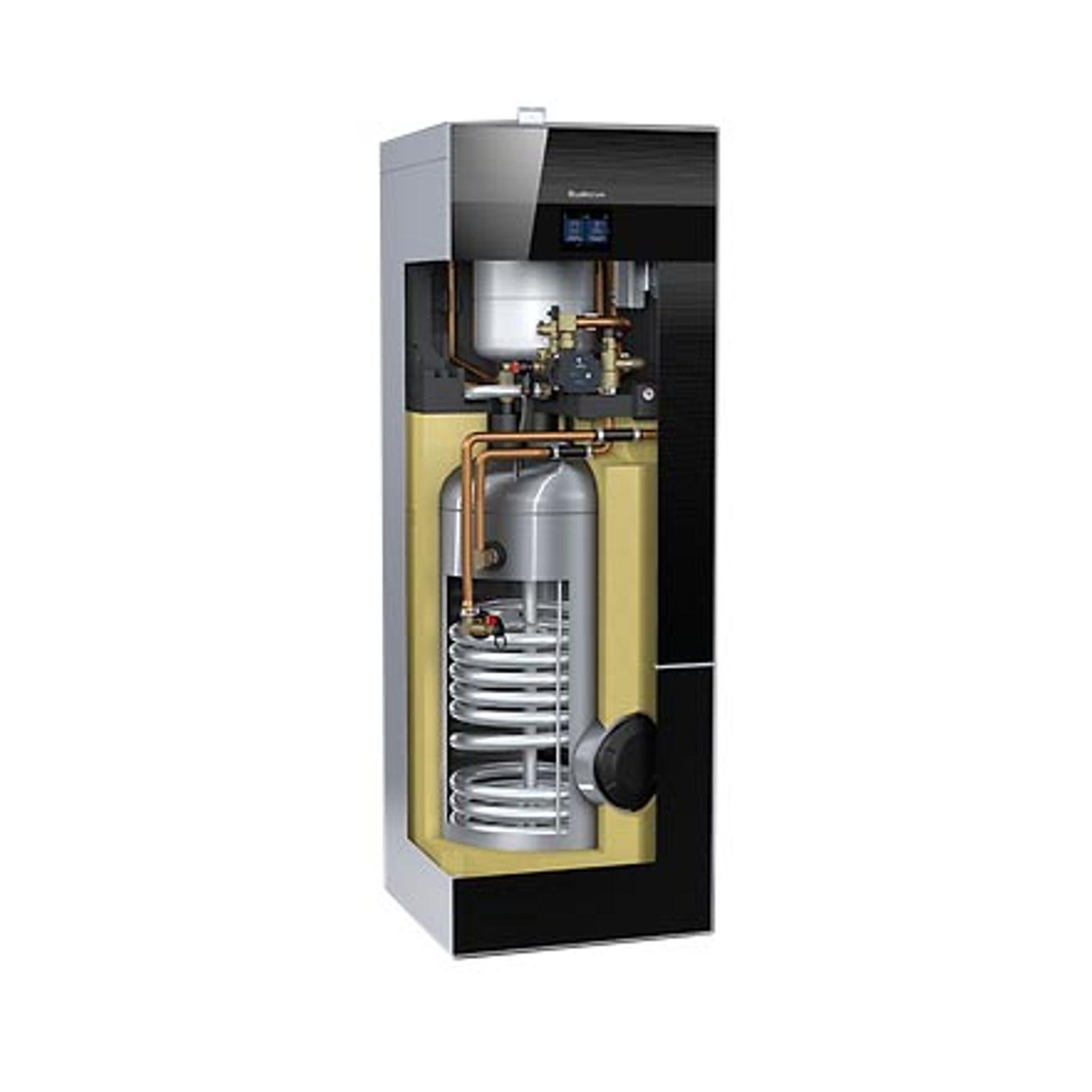 Buderus Luft-Wasser-Wärmepumpe Logaplus M WLW186i-12 AR T180 schwarz