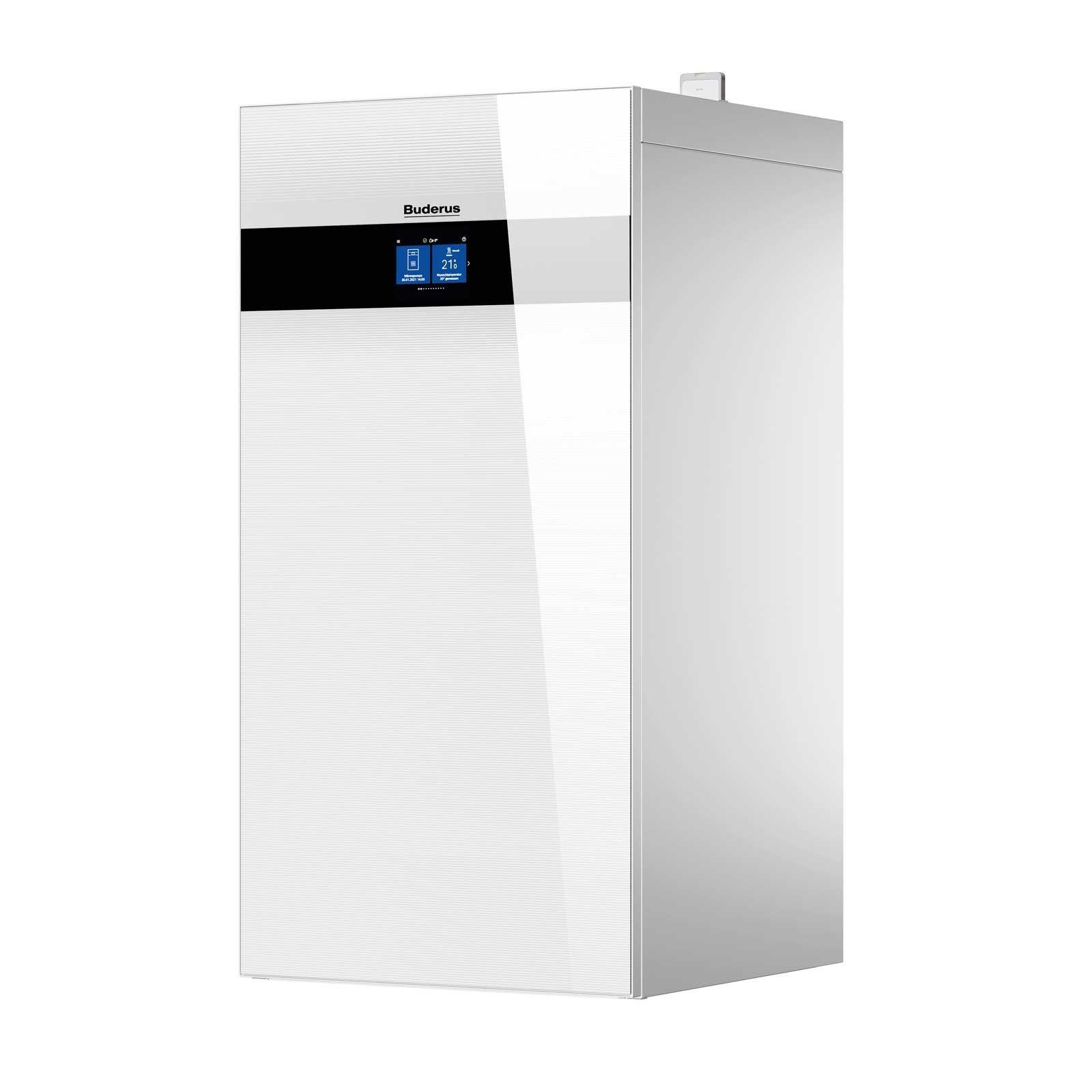 Buderus Luft-Wasser-Wärmepumpe Logaplus M WLW186i-12 AR TP70 weiss