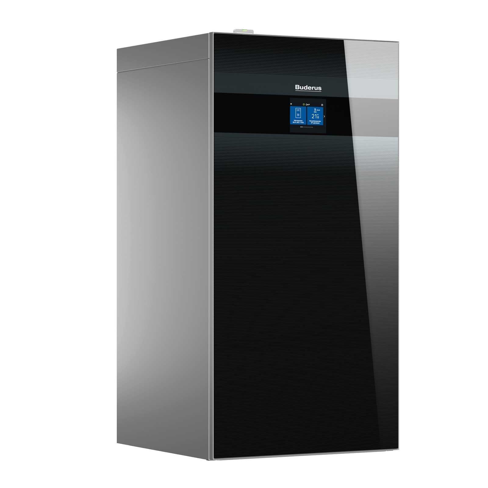 Buderus Luft-Wasser-Wärmepumpe Logaplus M WLW186i-12 AR TP70 schwarz