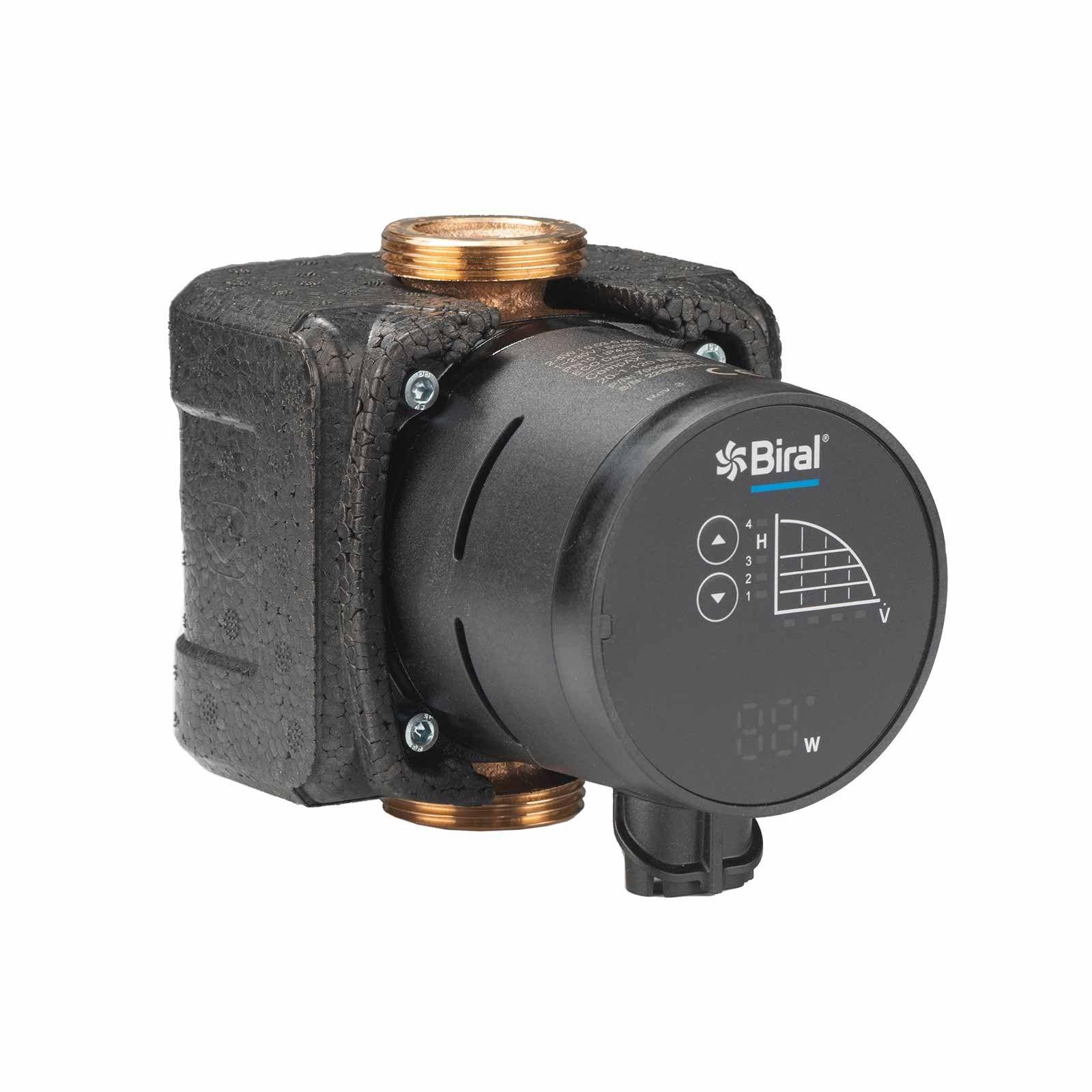 Biral Trinkwasser-Umwälzpumpe CompAX 20-4 120 BLUE mit Wärmedämmschale