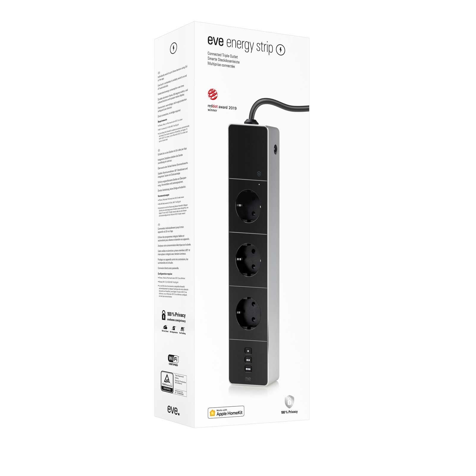 Eve Energy Strip - Smarte Steckdosenleiste (HomeKit)