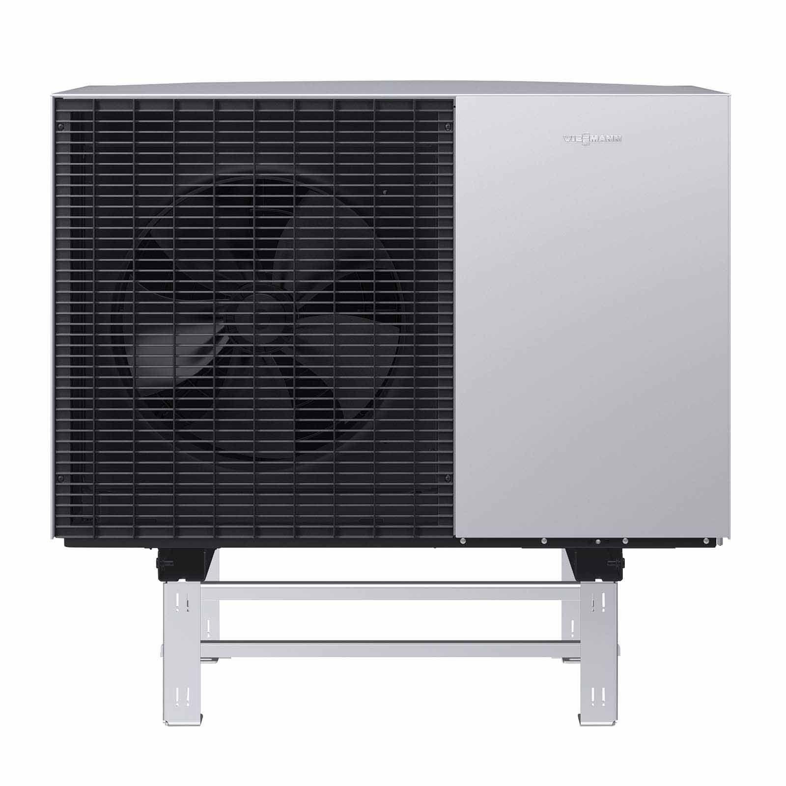 Viessmann Paket Vitocal 151-A Luft/Wasser-Wärmepumpe 6 kW AWOT-M-E-AC 151.A08 230V Monoblock mit Montagehilfe Anschluss nach oben