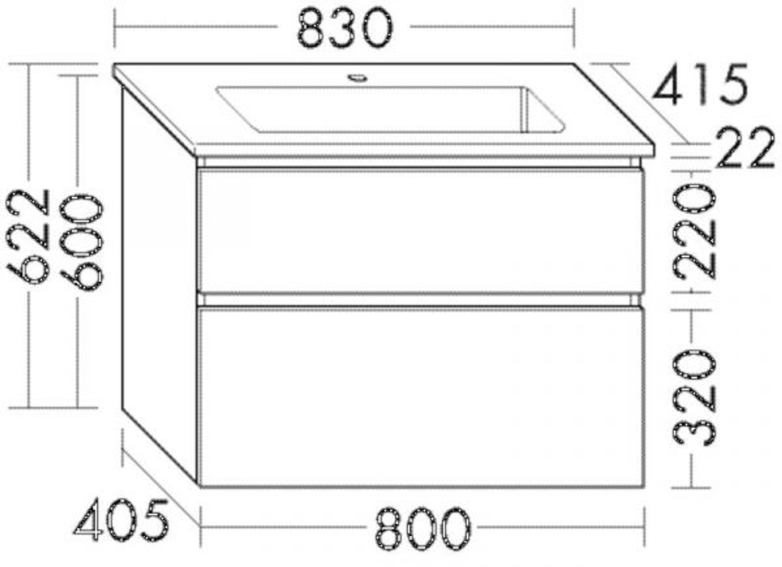 Burgbad Set SGHD083 Lin20 415x830x622 Melamin