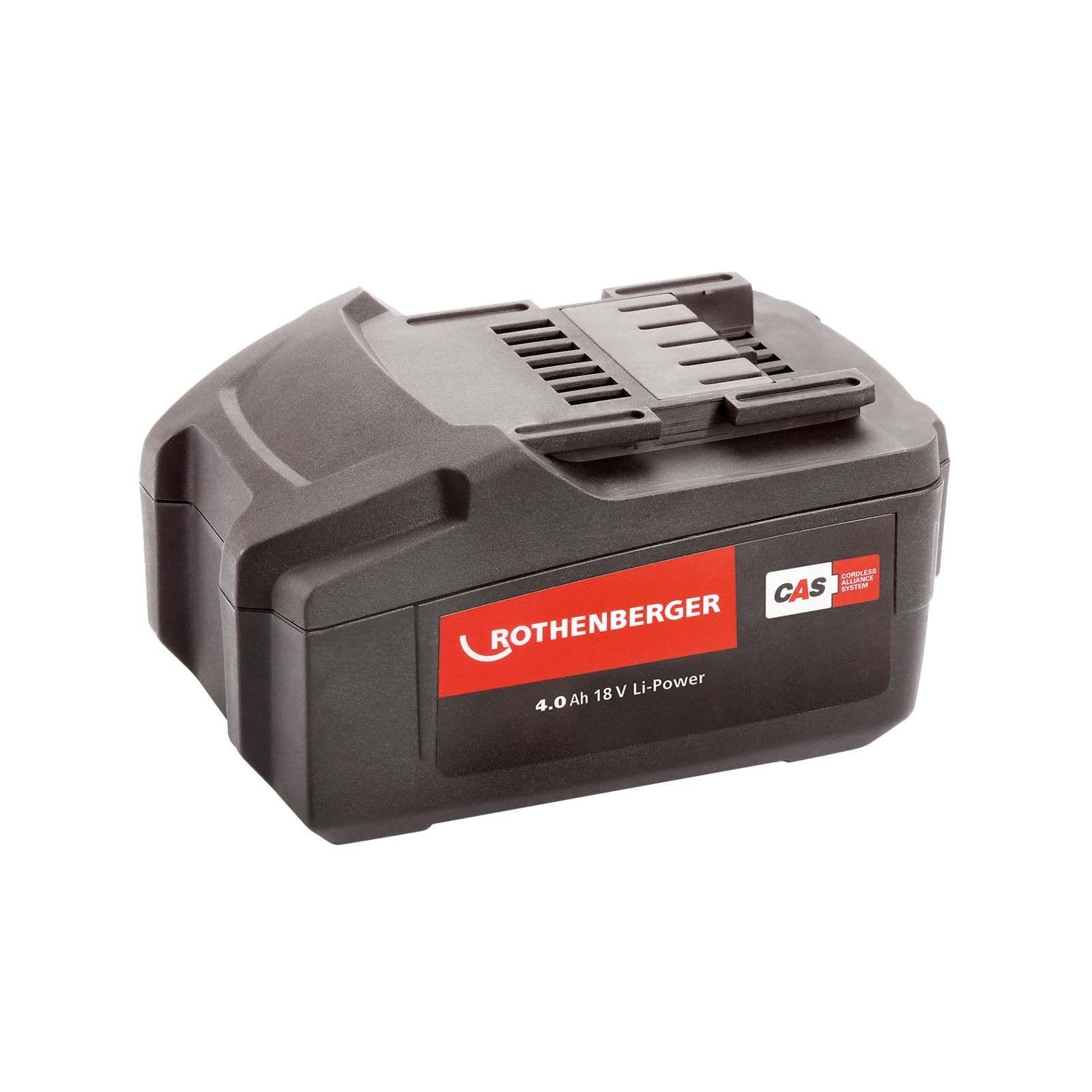 Rothenberger ROMAX 4000 elektrohydraulische Fitting - Pressmaschine Set Basic mit Pressbacken U 16-20-26 mm