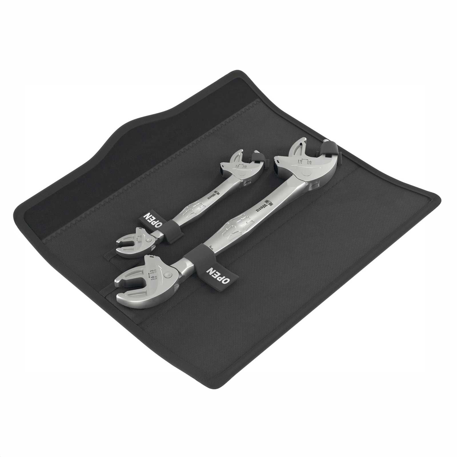 Wera 6006 Joker 2 Set 1 Selbstjustierende Doppelmaulschlüssel, 2‑teilig