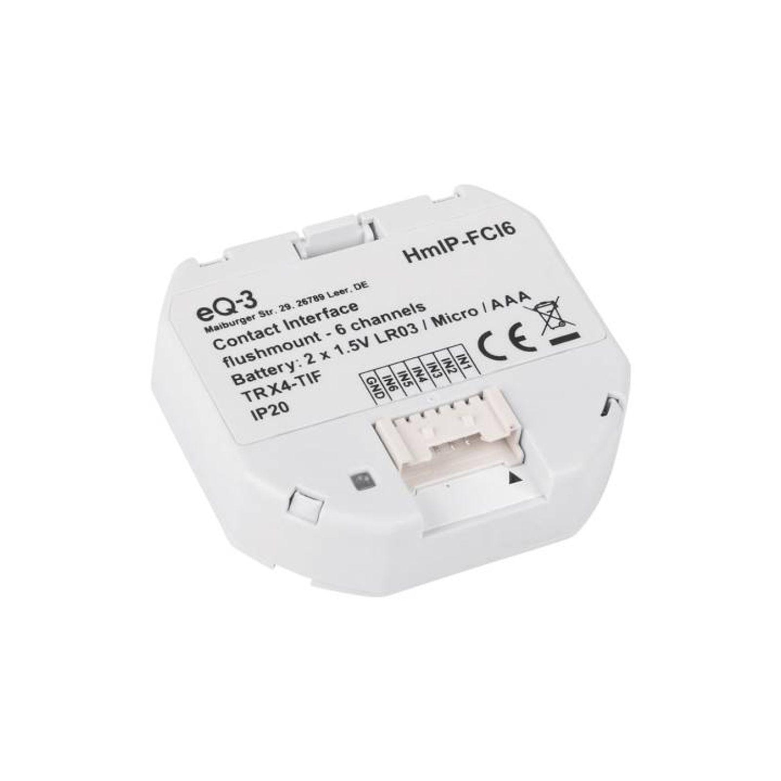 Homematic IP Smart Home Kontakt-Schnittstelle Unterputz - 6-fach HmIP-FCI6