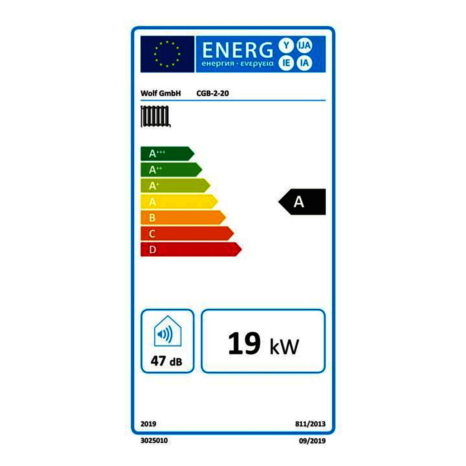 Wolf Gas-Brennwerttherme CGB-2-20 ComfortLine 20 kW, inkl. Regelung BM-2 und Zubehör