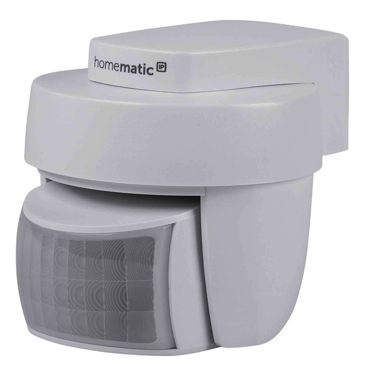 Homematic IP Smart Home Bewegungsmelder HmIP-SMO-2 mit Dämmerungssensor - außen, weiß