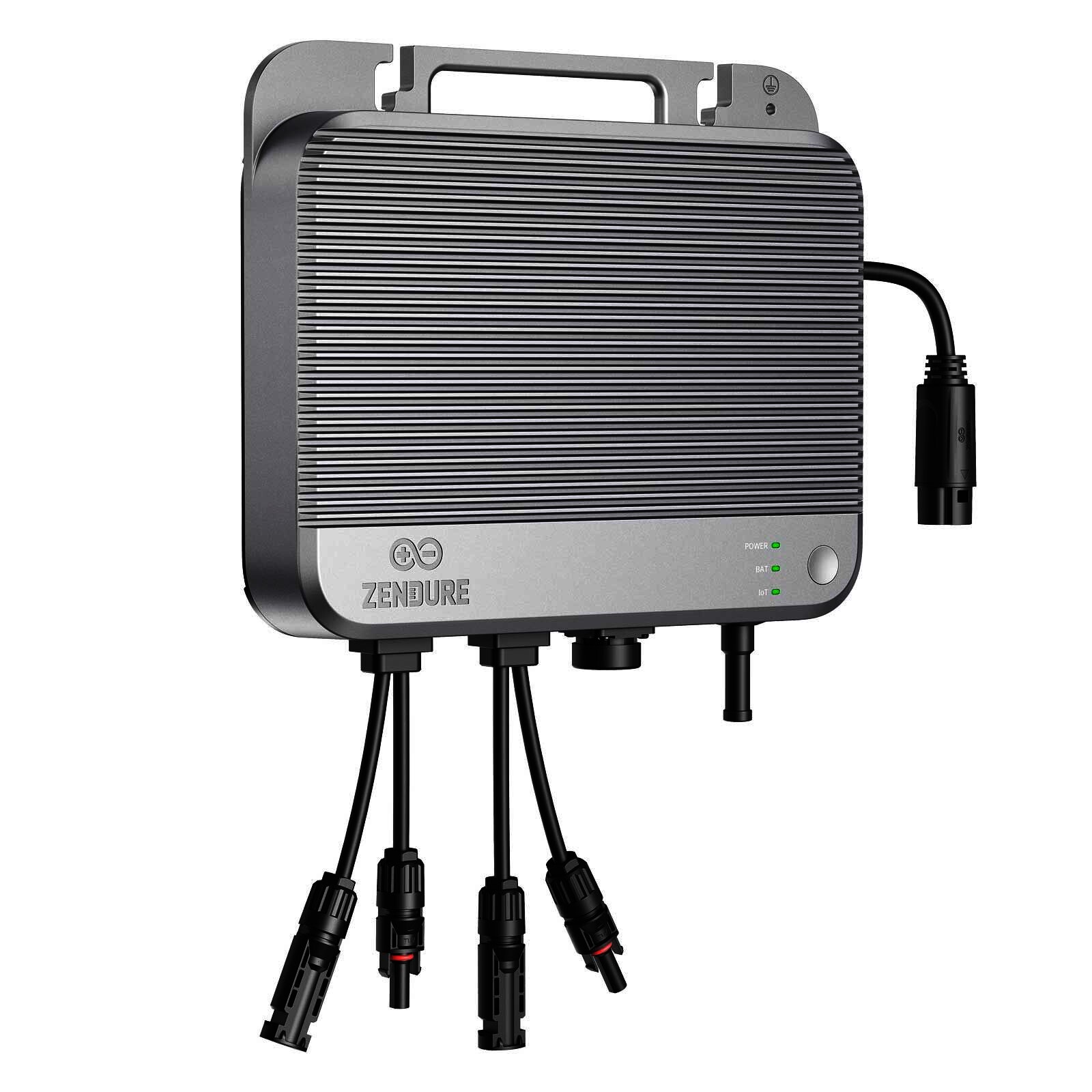 Zendure SolarFlow 800 Hybrid-Mikrowechselrichter 800 W + Zendure AB2000X Batterie 1,92 kWh