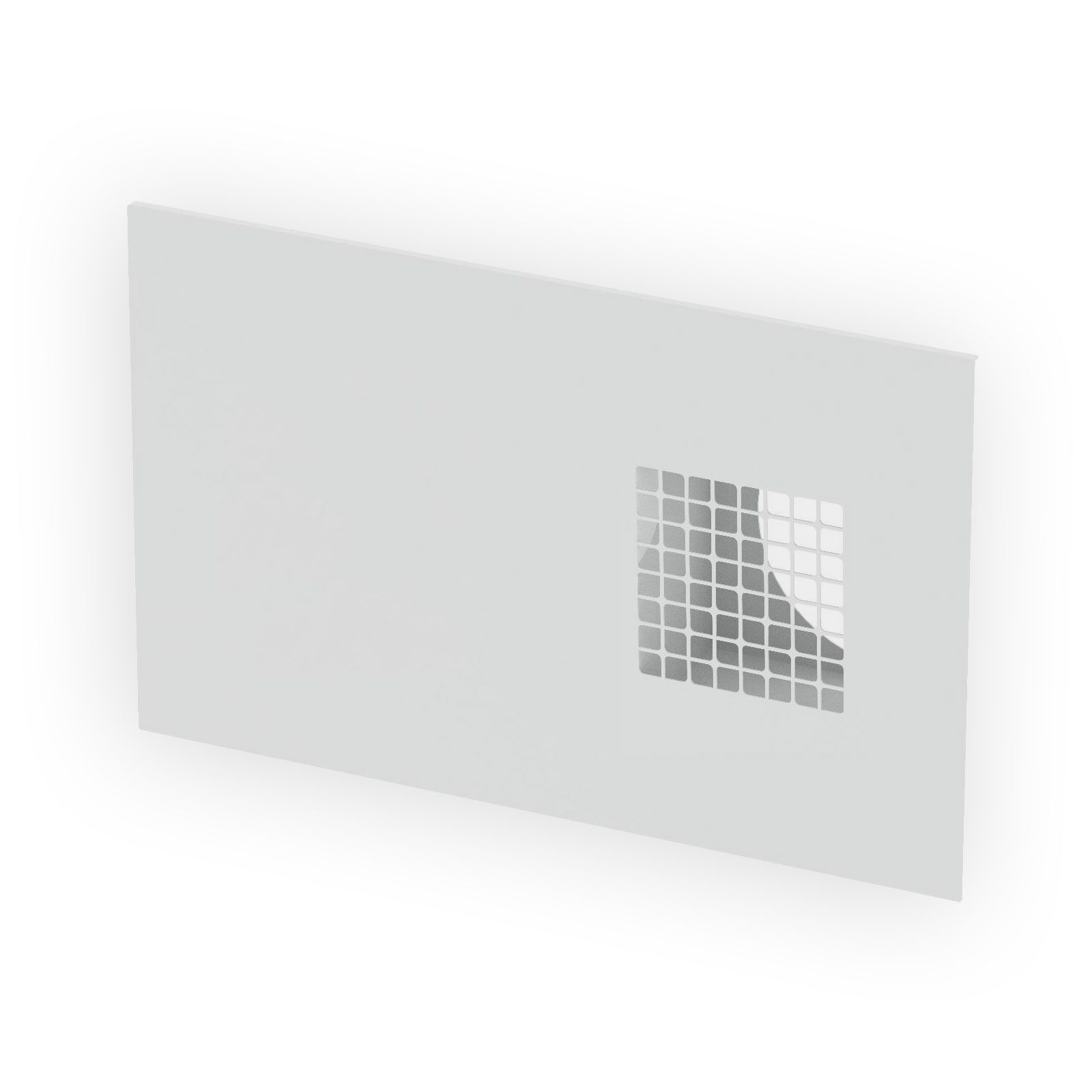 Zehnder Kombi-Außenwandgitter ComfoEdge Dupla weiß RAL 9016, Außenluft rechts DN 125