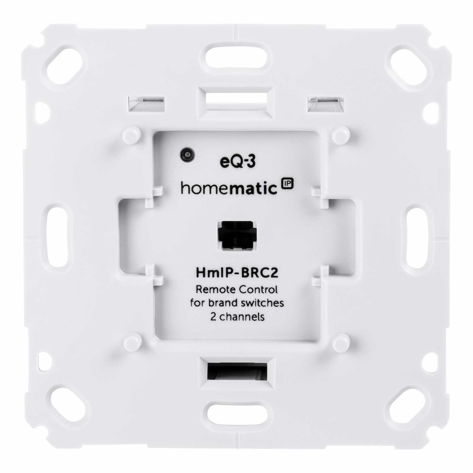 Homematic IP Smart Home Wandtaster HmIP-BRC2 für Markenschalter - 2-fach