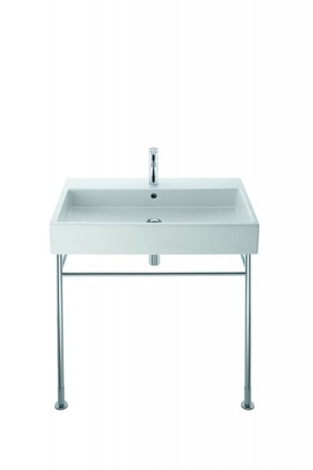 Waschtisch Vero Air 600mm m. ÜL, m. HLB, 1 HL, weiß