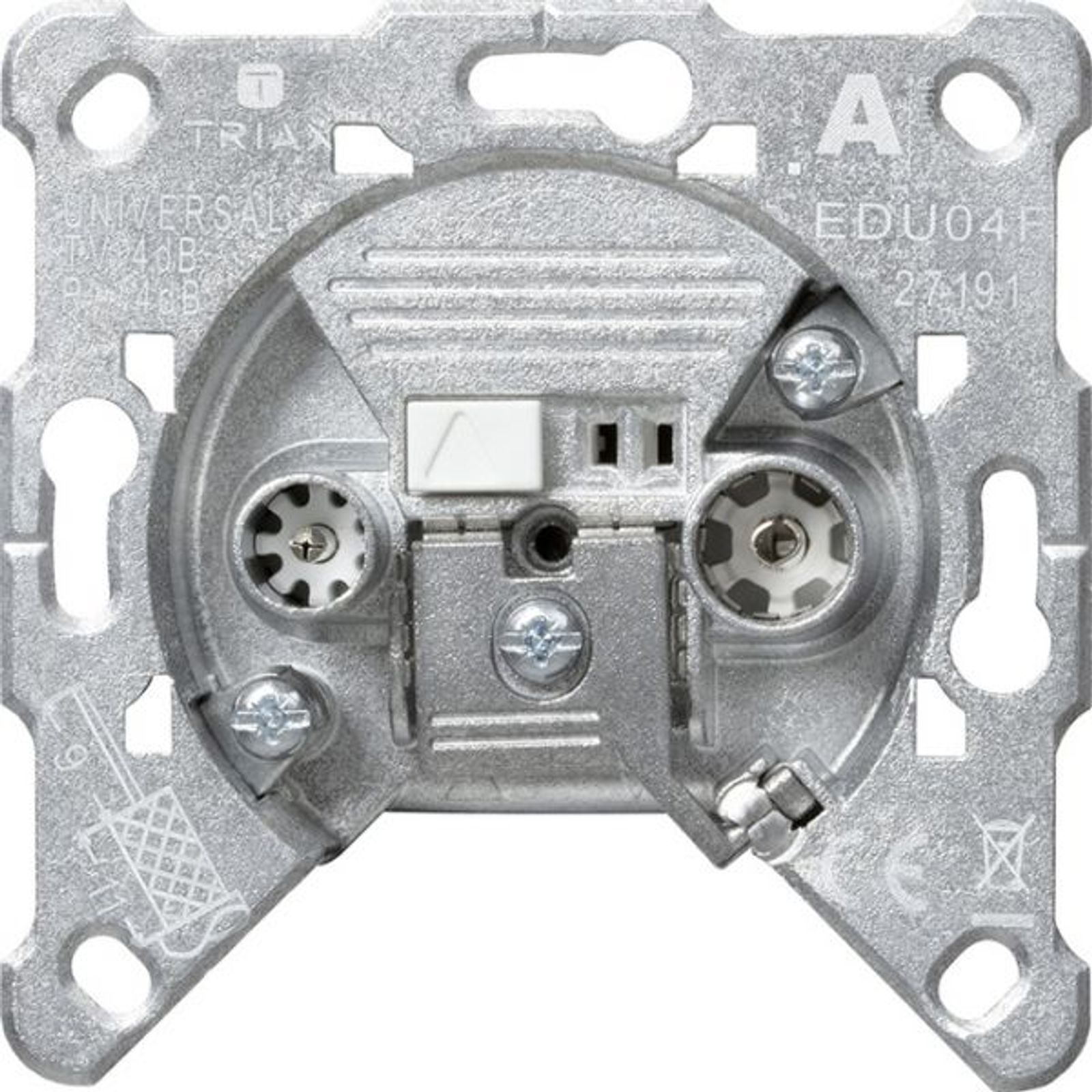 Gira Stichdose Sat/BK 2-fach 5dB/860 Mod Einsatz 004600 5dB/2150 Fernspeise