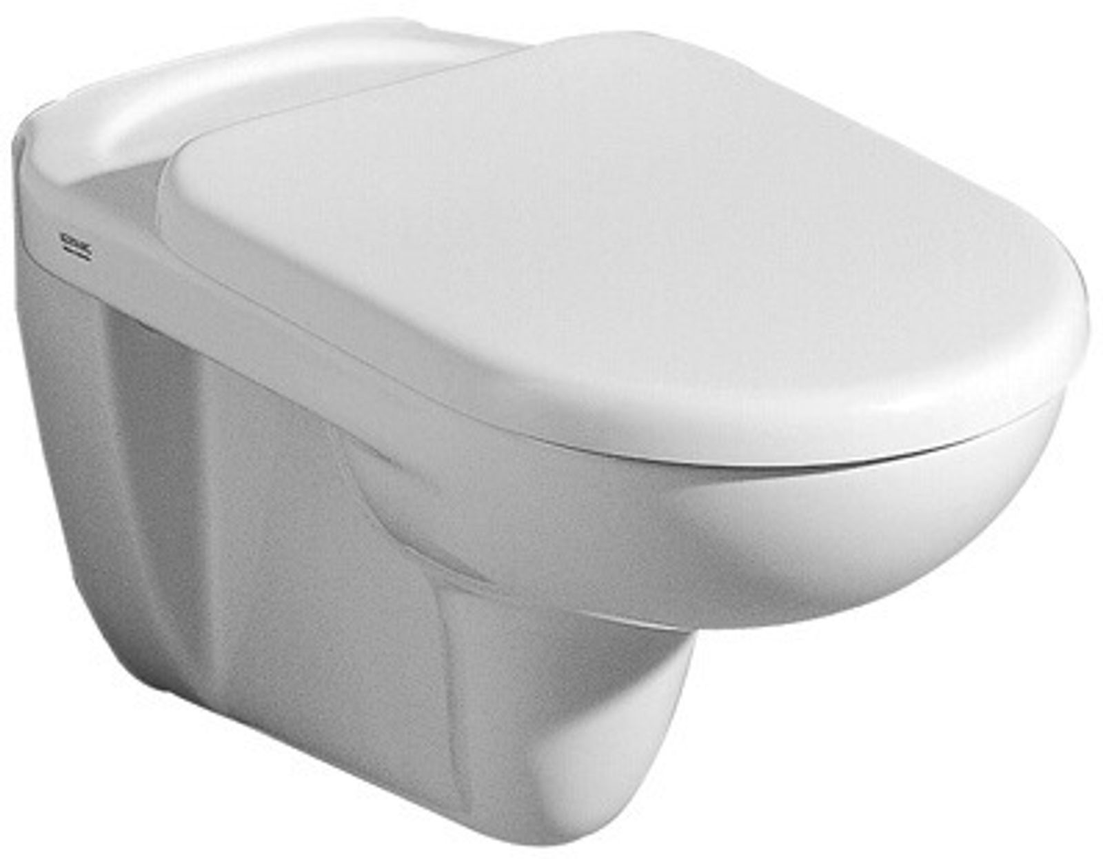 Geberit Mango WC-Sitz, weiß Scharniere verchromt