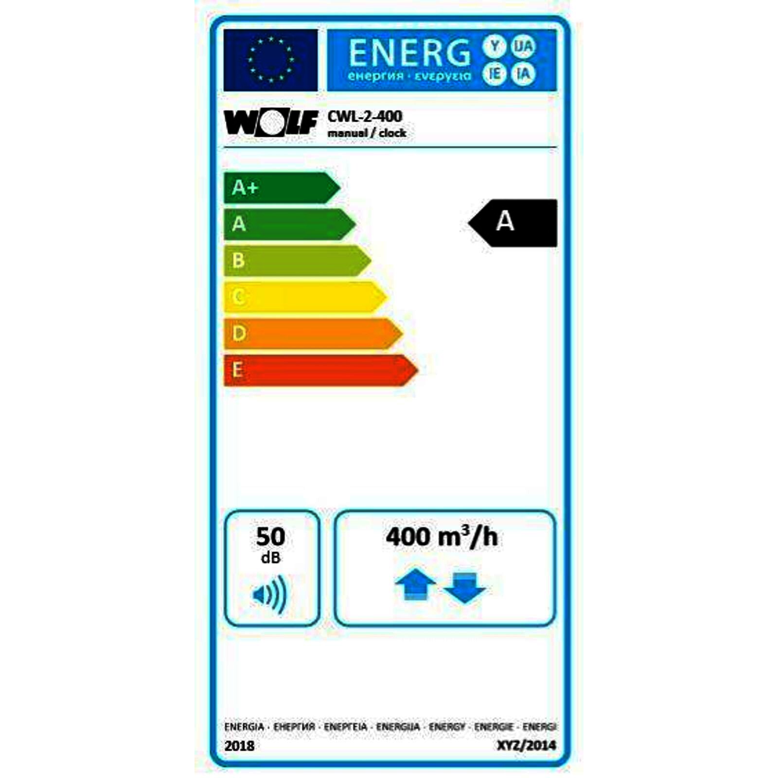 Wolf Wohnraumlüftung CWL-2-400, Ausführung rechts
