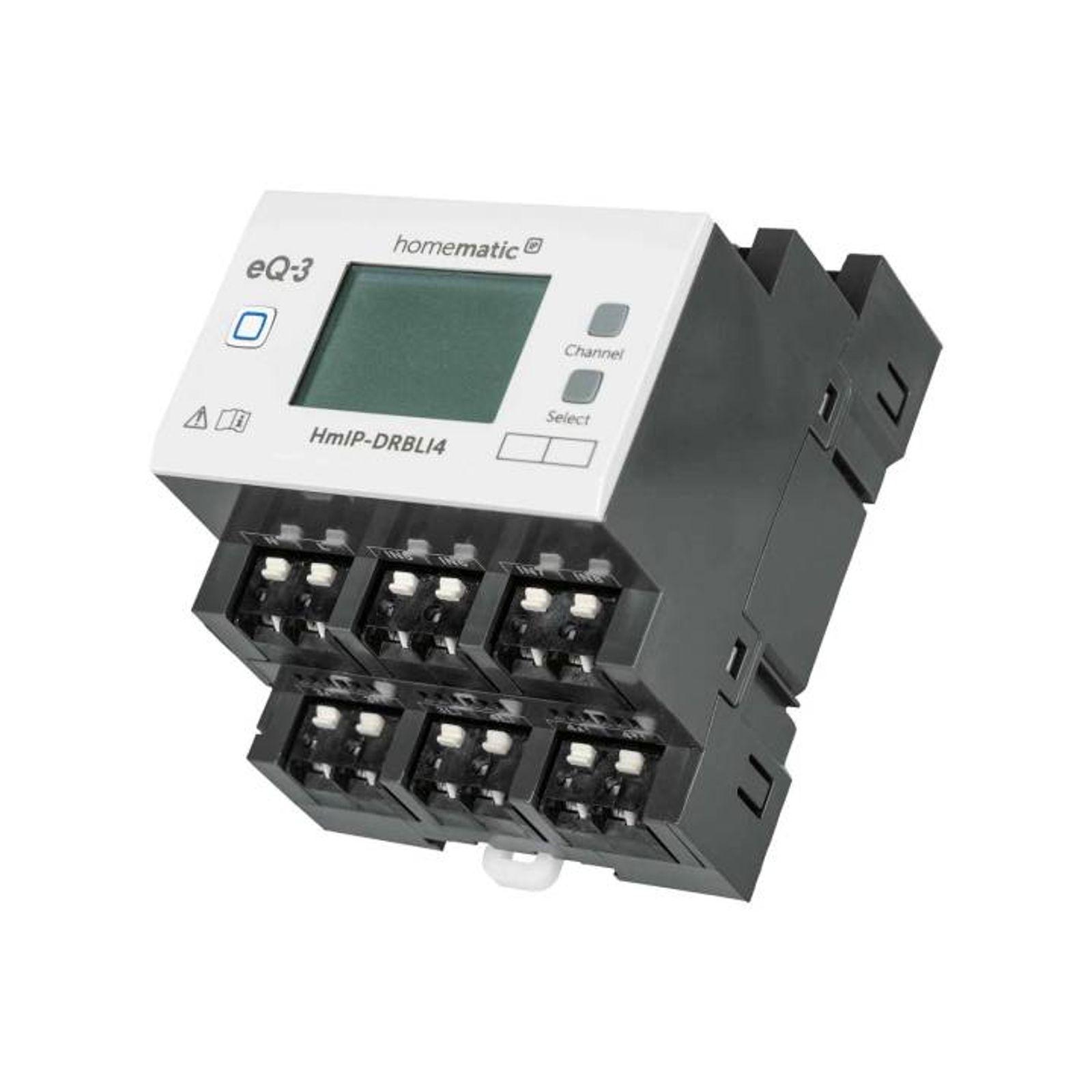 Homematic IP Smart Home Jalousieaktor für Hutschienenmontage - 4-fach HmIP-DRBLI4