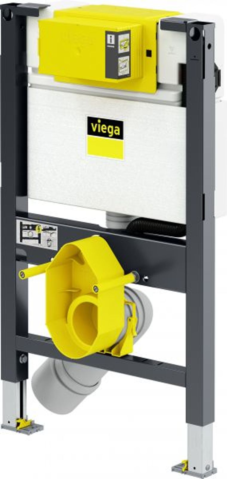 Viega WC Element Prevista Dry 8533 mit Dusch WC Anschluss 820 mm