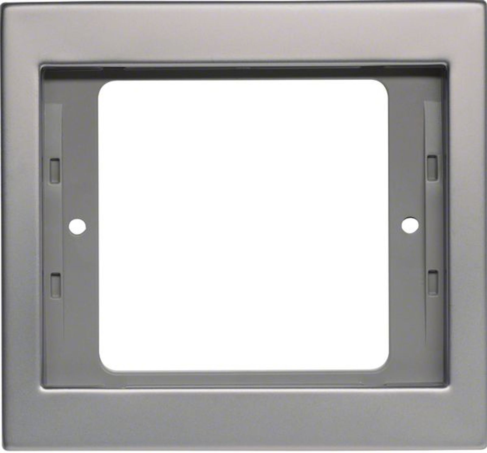 Berker 13137004 Rahmen 1fach, K.5, Edelstahl, Metall mattiert