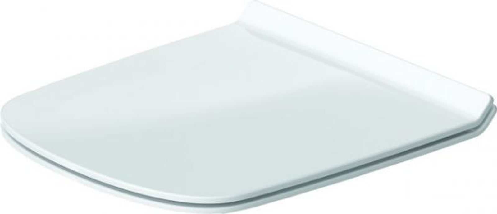 WC-Sitz DuraStyle mit SoftClose Scharniere edelstahl, weiß