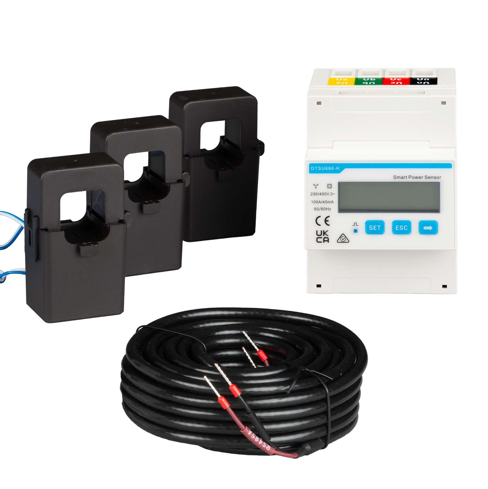 HUAWEI Smart Meter DTSU666-H 3-phasig 3x100A Sensoren