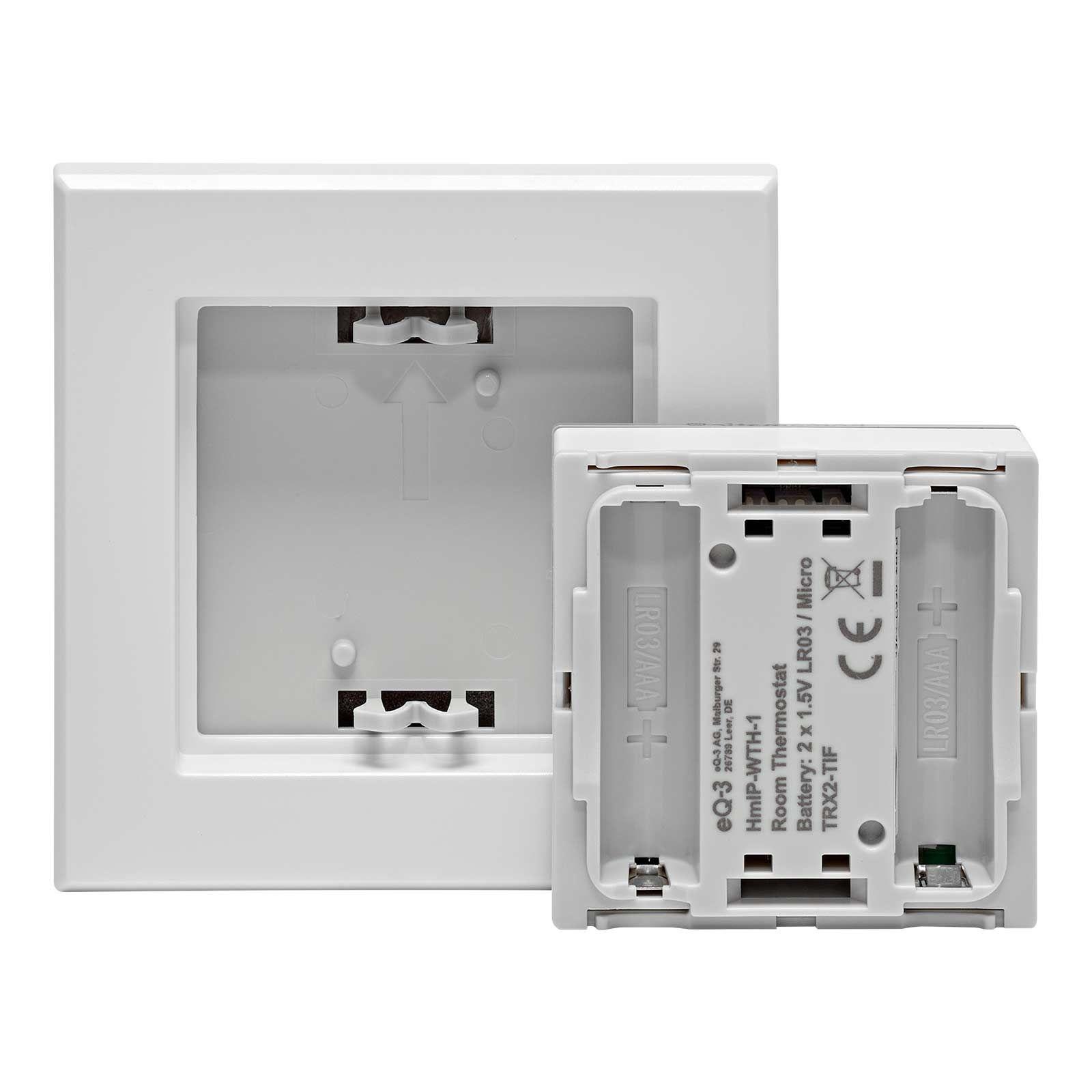 Homematic IP Smart Home Wandthermostat HmIP-WTH-1 mit Luftfeuchtigkeitssensor