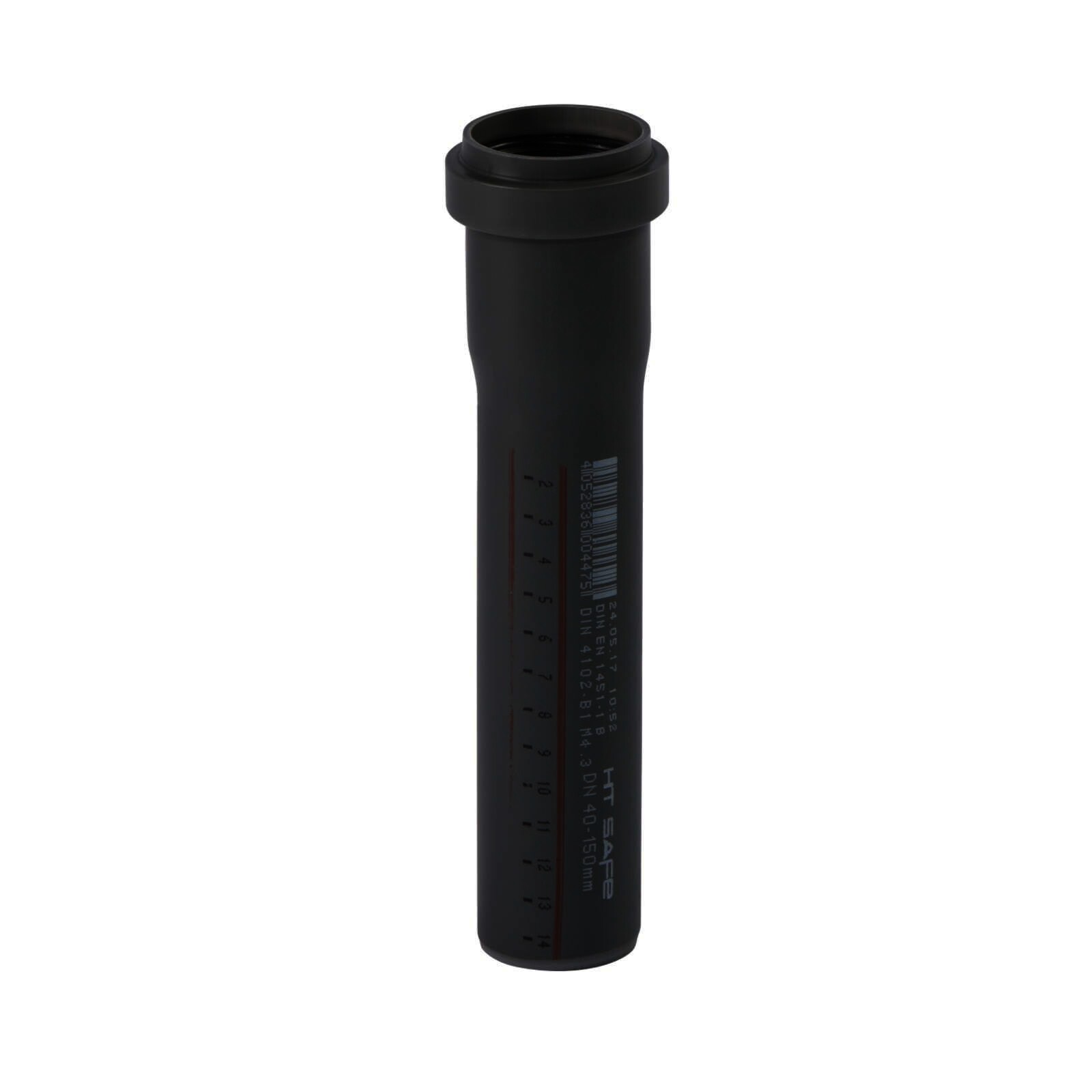 HTsafe Rohr mit Muffe DN 40 150 mm