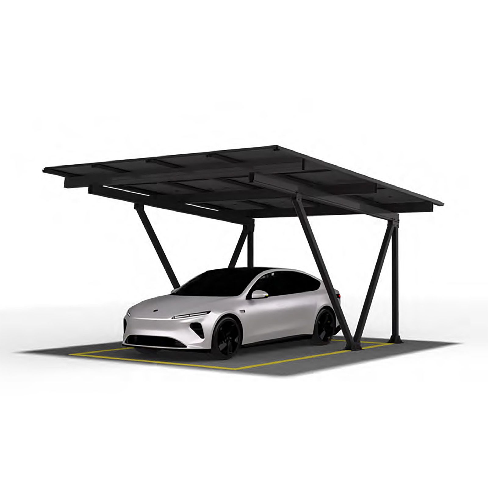 Clenergy PV-Carport ezShade 2.0, Einzel-Carport für 9 Module