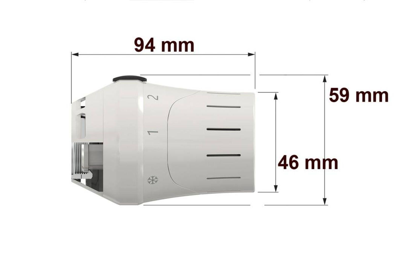 Simplex Design-Thermostatkopf TC-E1 Klemmanschluss