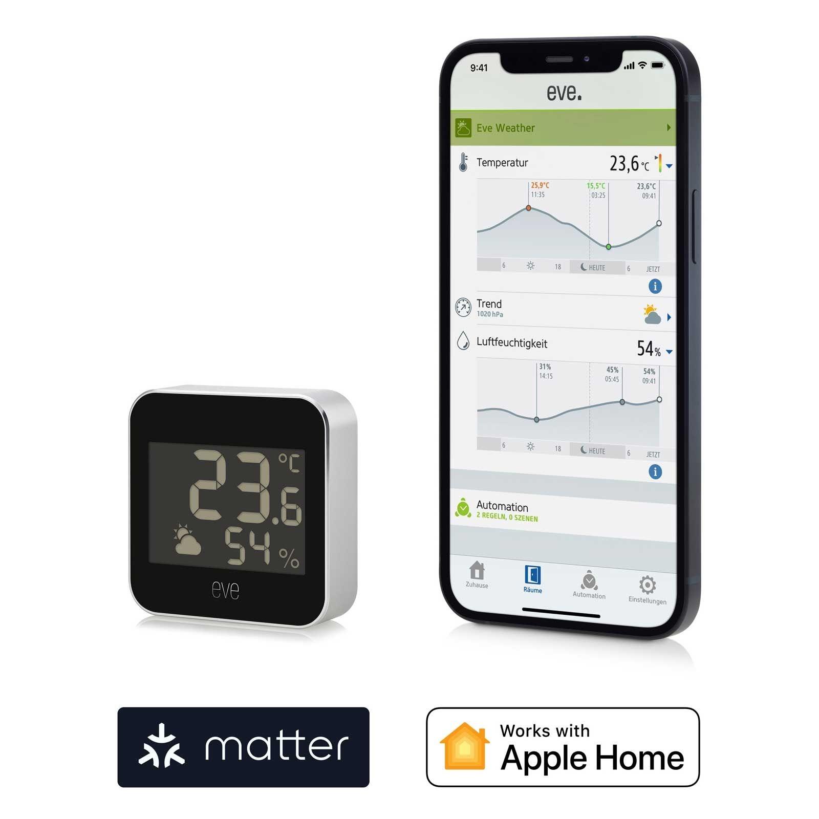 Eve Weather - Smarte Wetterstation (Matter)