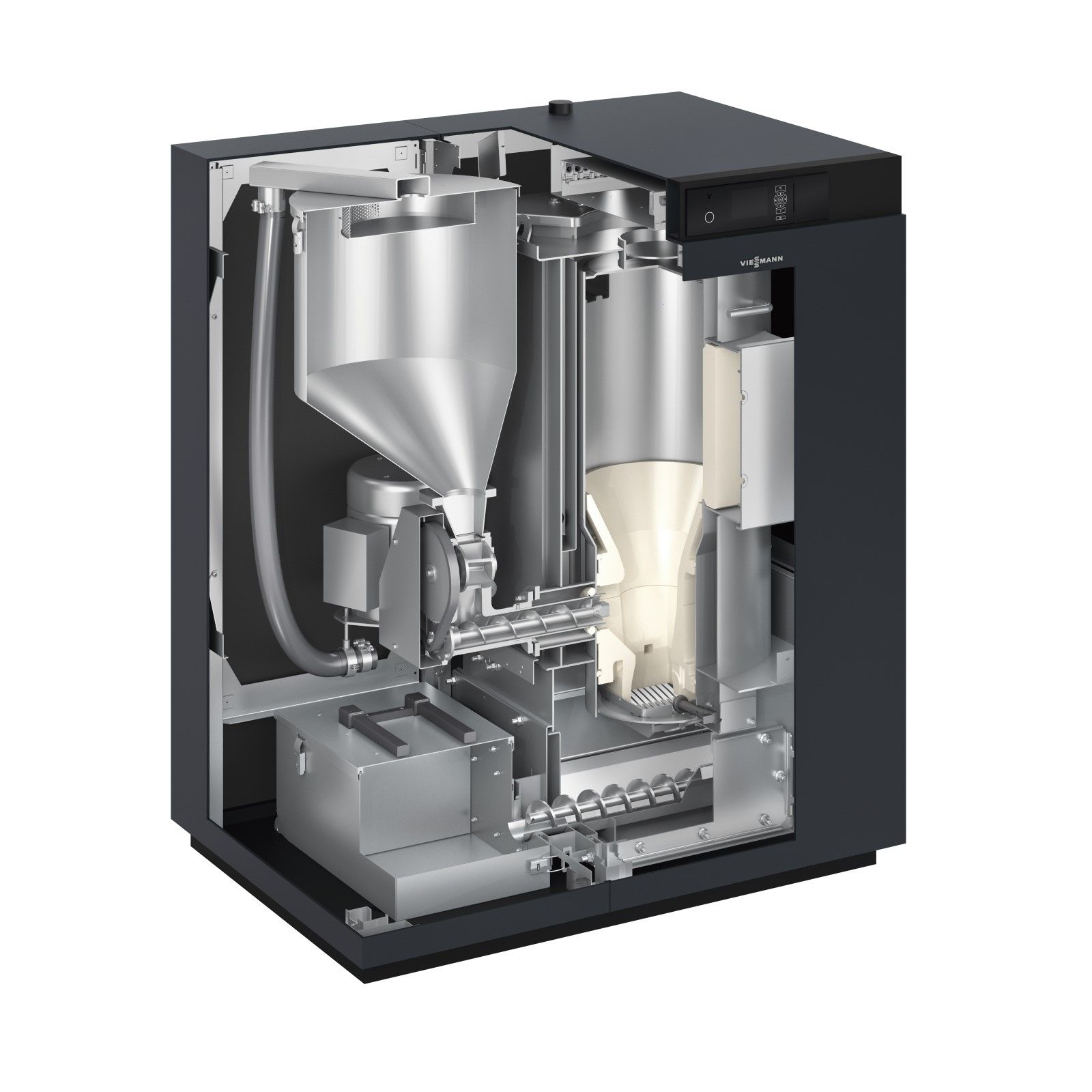 Viessmann Vitoligno 300-C 18 kW Pelletkessel mit Saugsystem