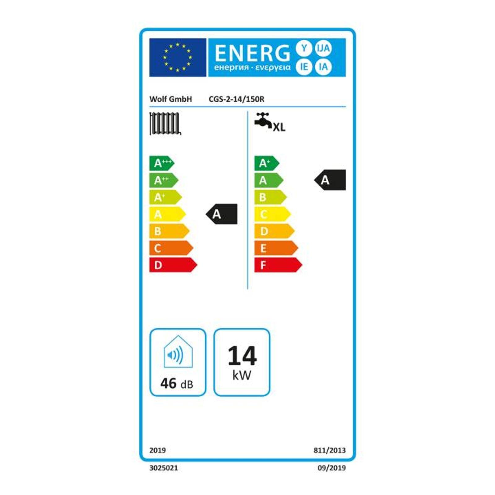 Wolf Gas-Brennwert 14 kW Kompaktheizzentrale CGS-2R-14