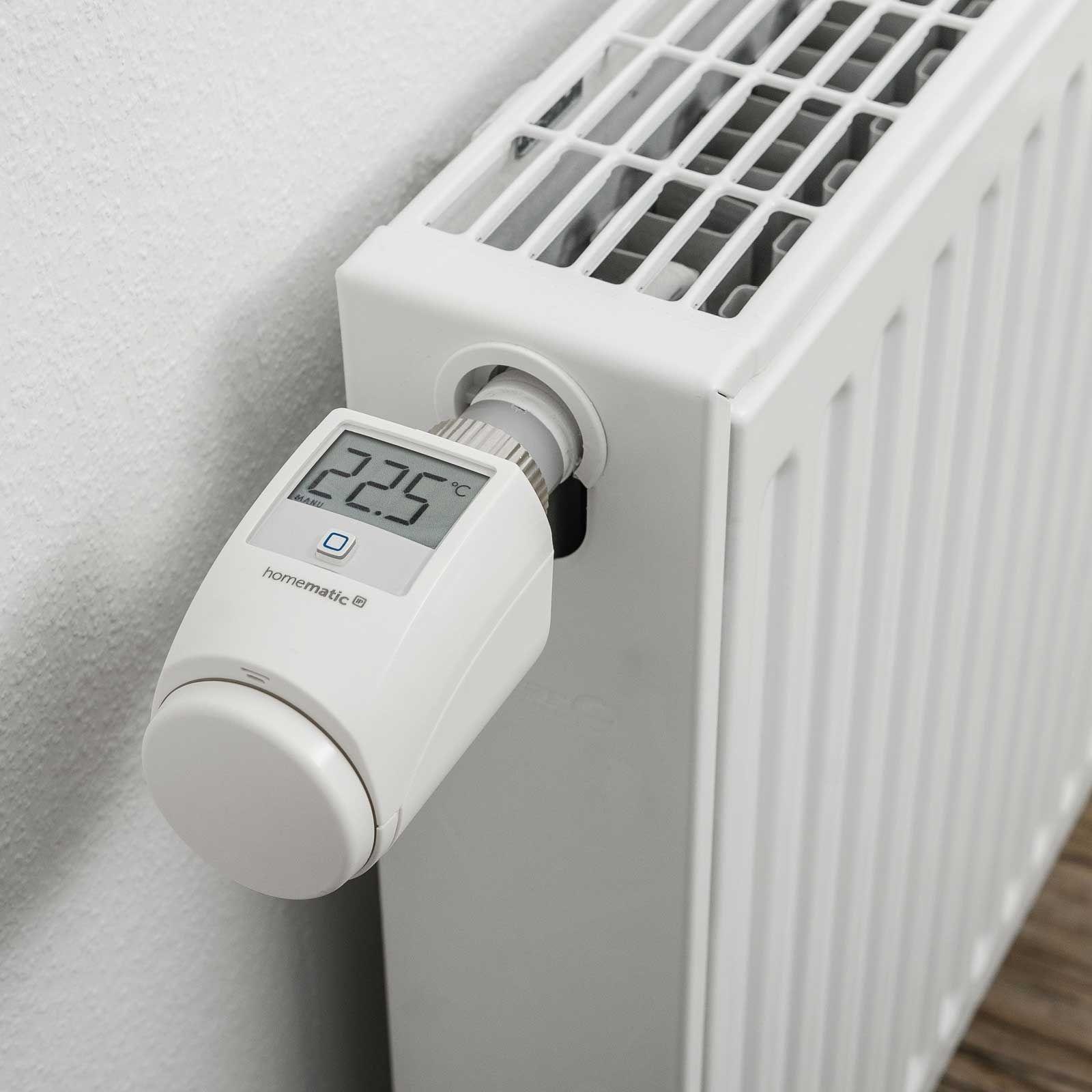 Homematic IP Smart Home Starter Set Heizen – Access Point 2 & 2x Heizkörperthermostat HmIP-eTRV-2
