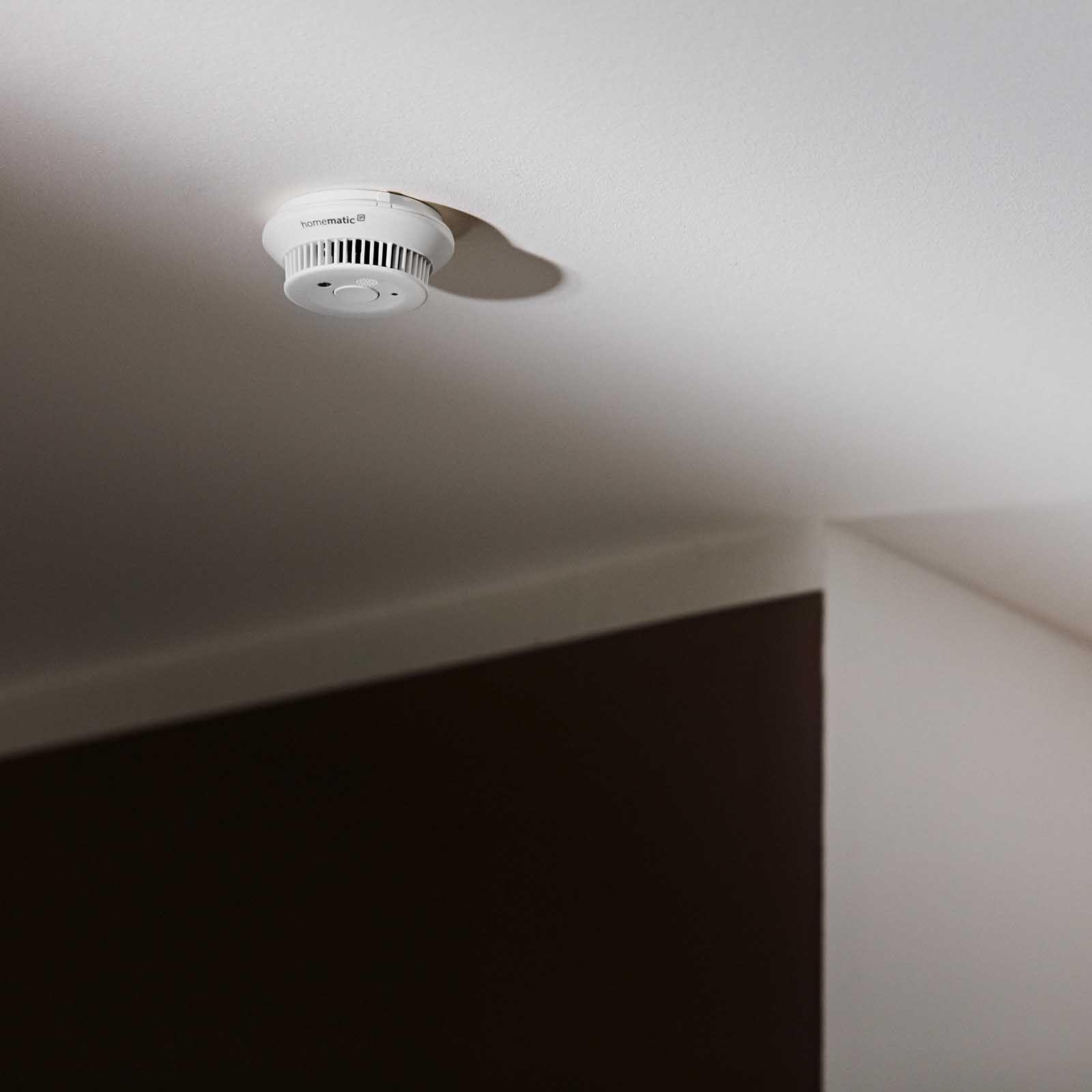 Homematic IP Smart Home Rauchmelder Set 3 Zimmer + Alarm