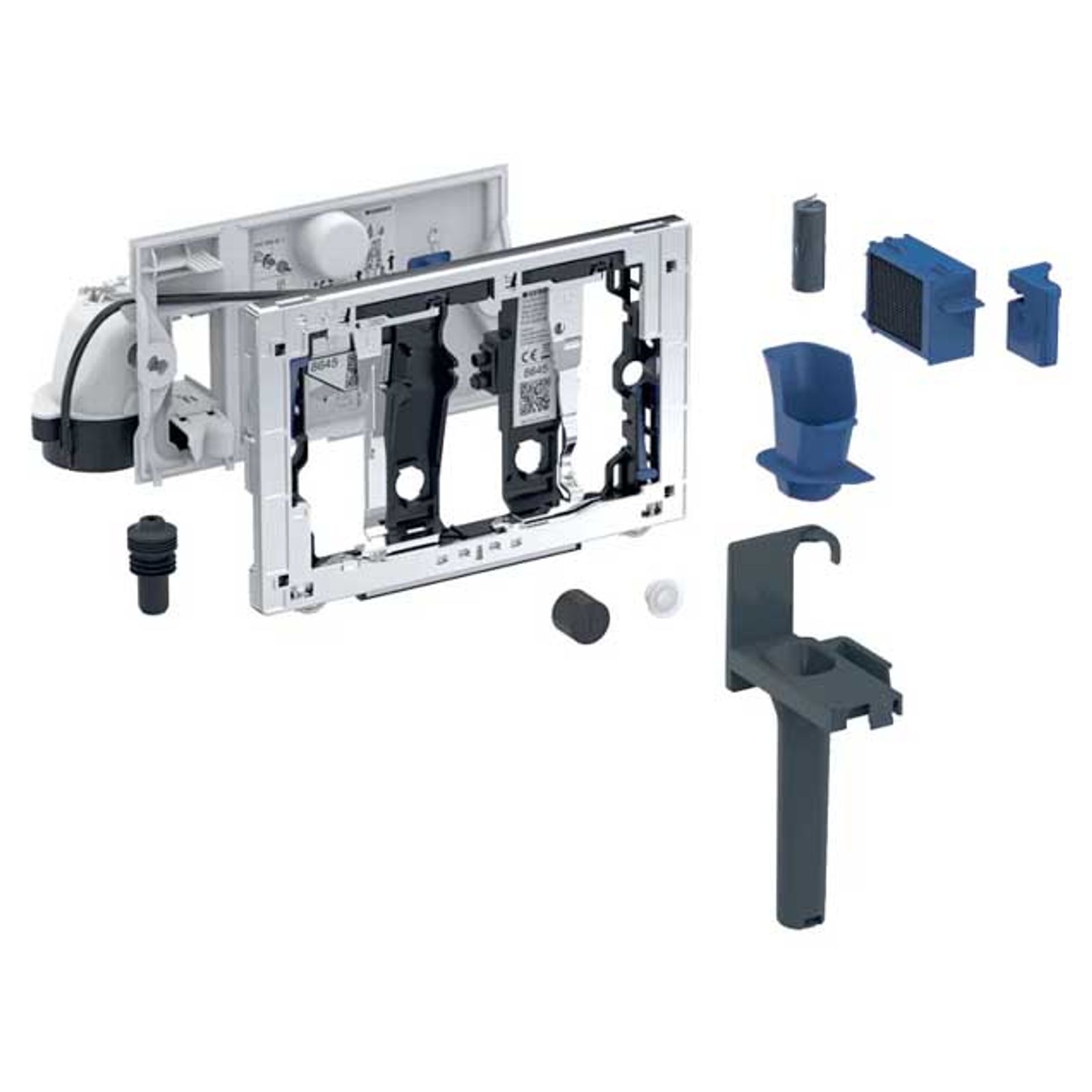 Geberit Duofresh Modul mit manueller Aus für Sigma UP-SPK 12 cm glanzverchromt