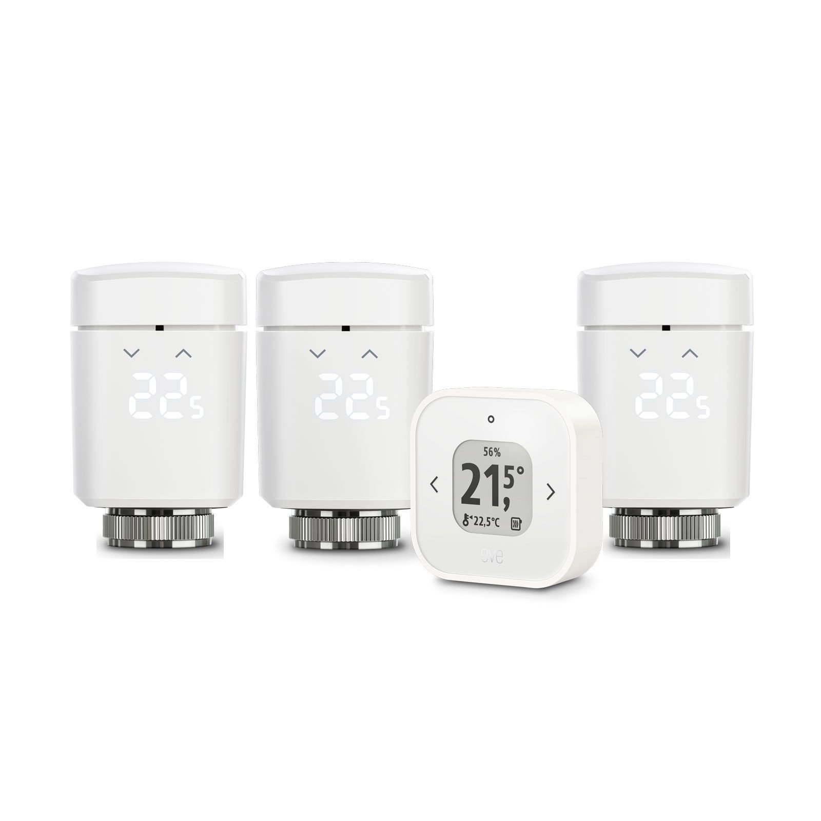 Eve Thermo Raumkomfort-Set mit 3x Heizkörperthermostat