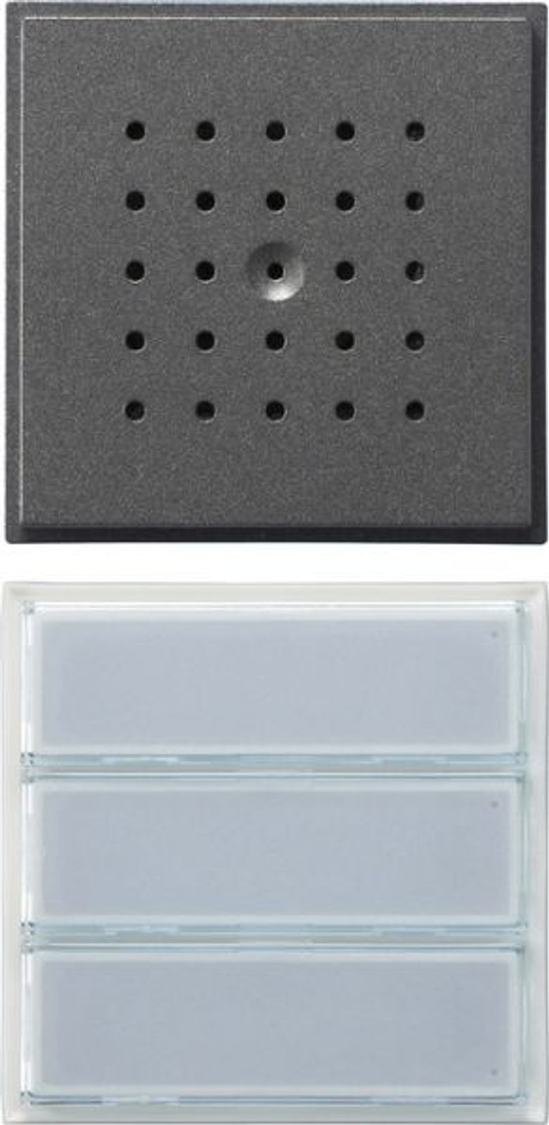 Gira Türstationmodul UP anthrazit 3RT modular TX 44 126167 Bus mit Infoschild mit Abd