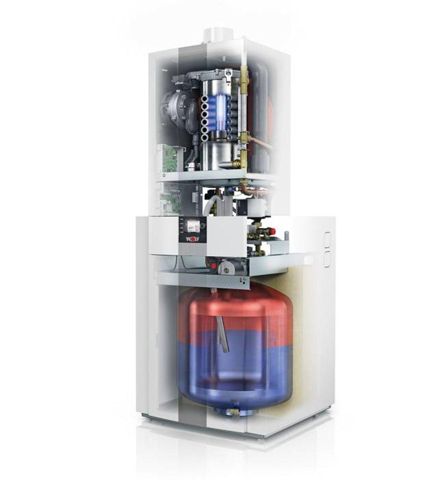 Wolf Gas-Brennwert 20 kW Kompaktheizzentrale CGS-2R-20