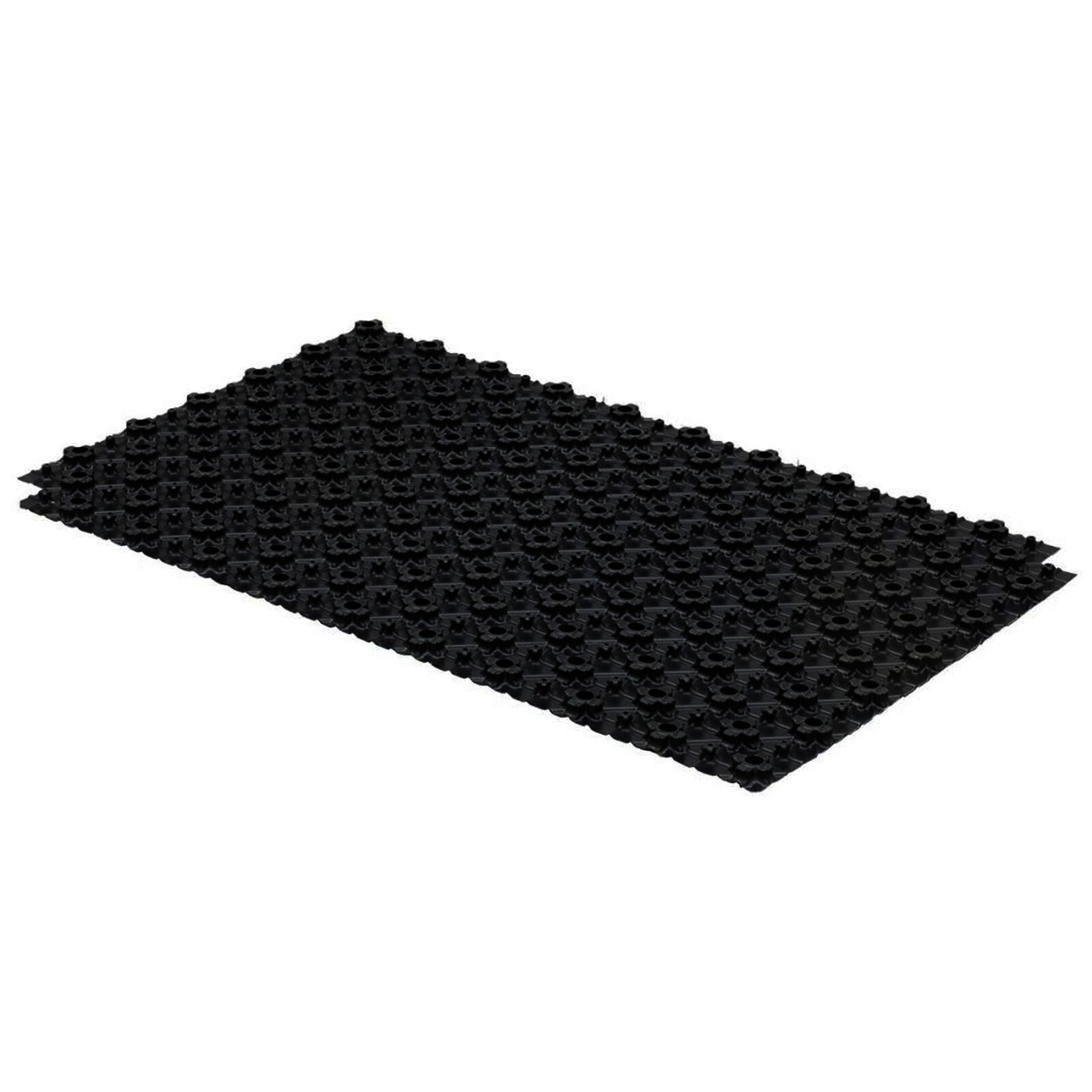 76,8 m² Set Dünnschichtsystem flach 12x2 PE-RT Rohr Raster 10 cm 10 Heizkreise LCD Regler 230 V + Zubehör