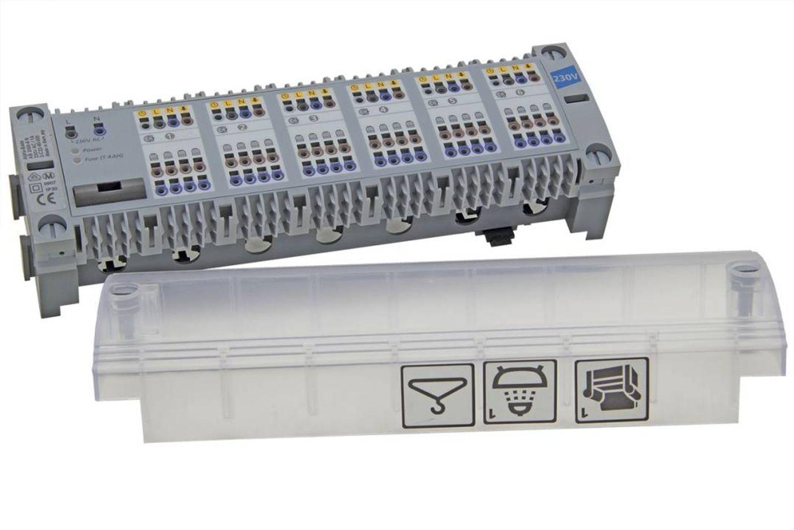 Modulanschlussleiste Alpha-Basis 230 V