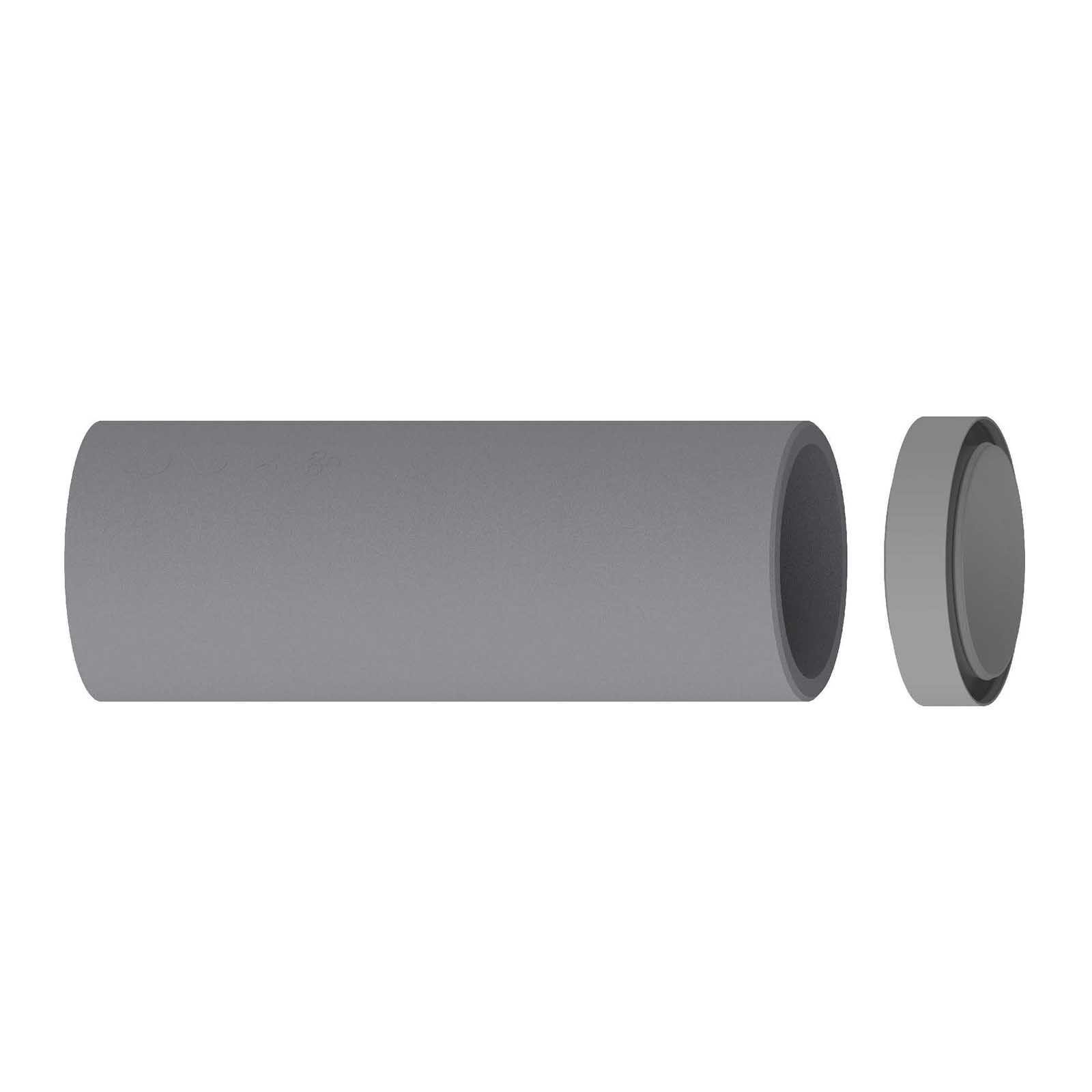Kermi x-well EPS-Rohr inkl. Muffe NW 125/15 1000 mm