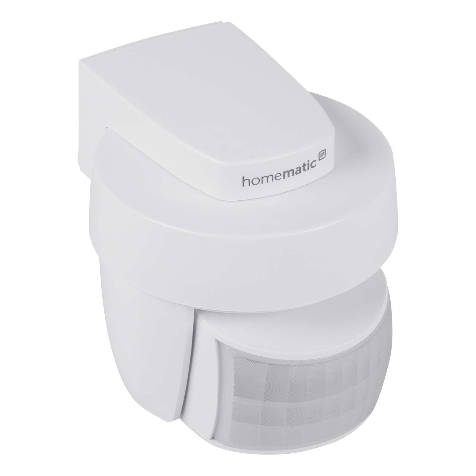 Homematic IP Smart Home Bewegungsmelder HmIP-SMO-2 mit Dämmerungssensor - außen, weiß
