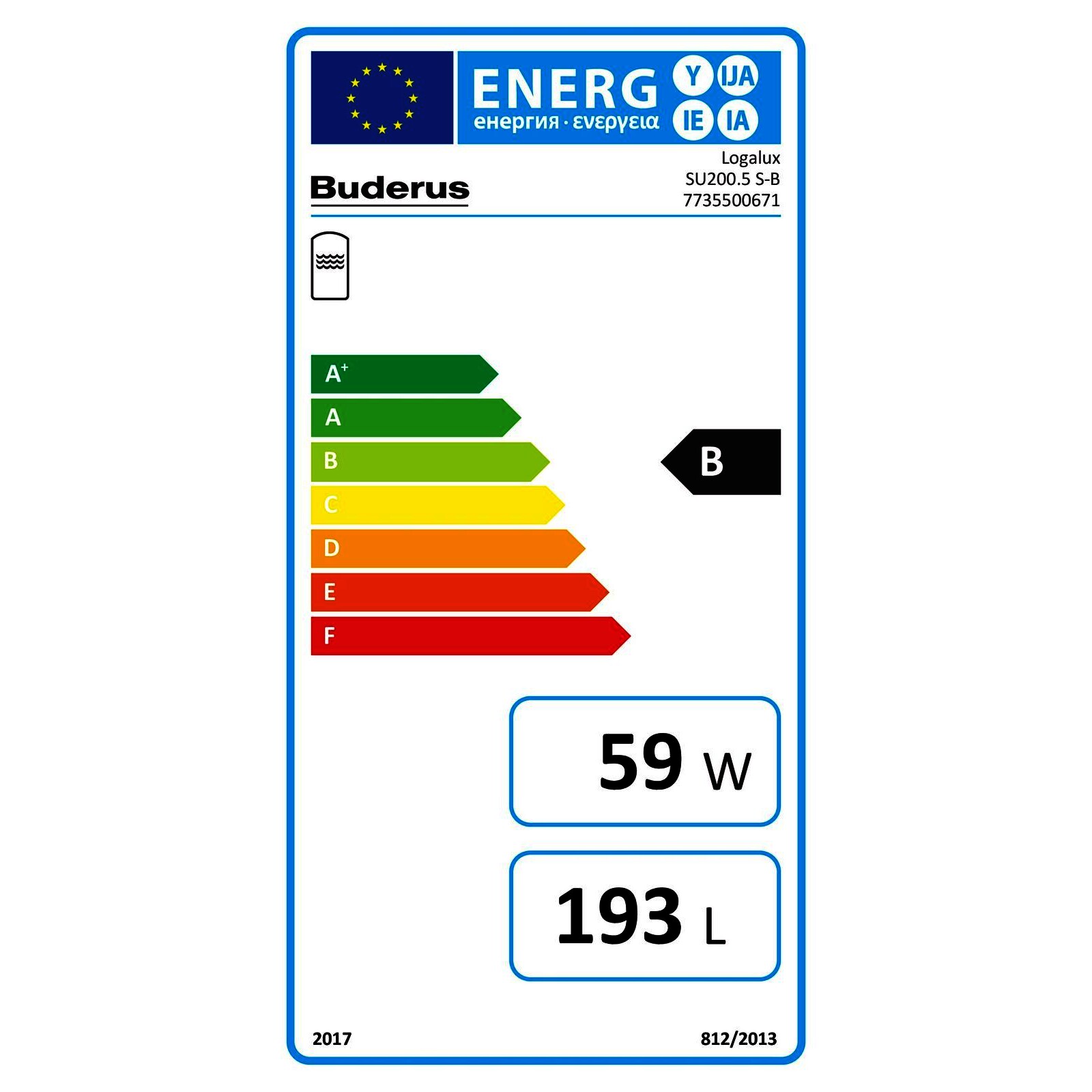 Buderus Gas-Brennwert Logaplus-Paket W42 GB182i.2-15 15kW H-Gas Speicher SU200 Bedieneinheit BC400 MAG 35l schwarz