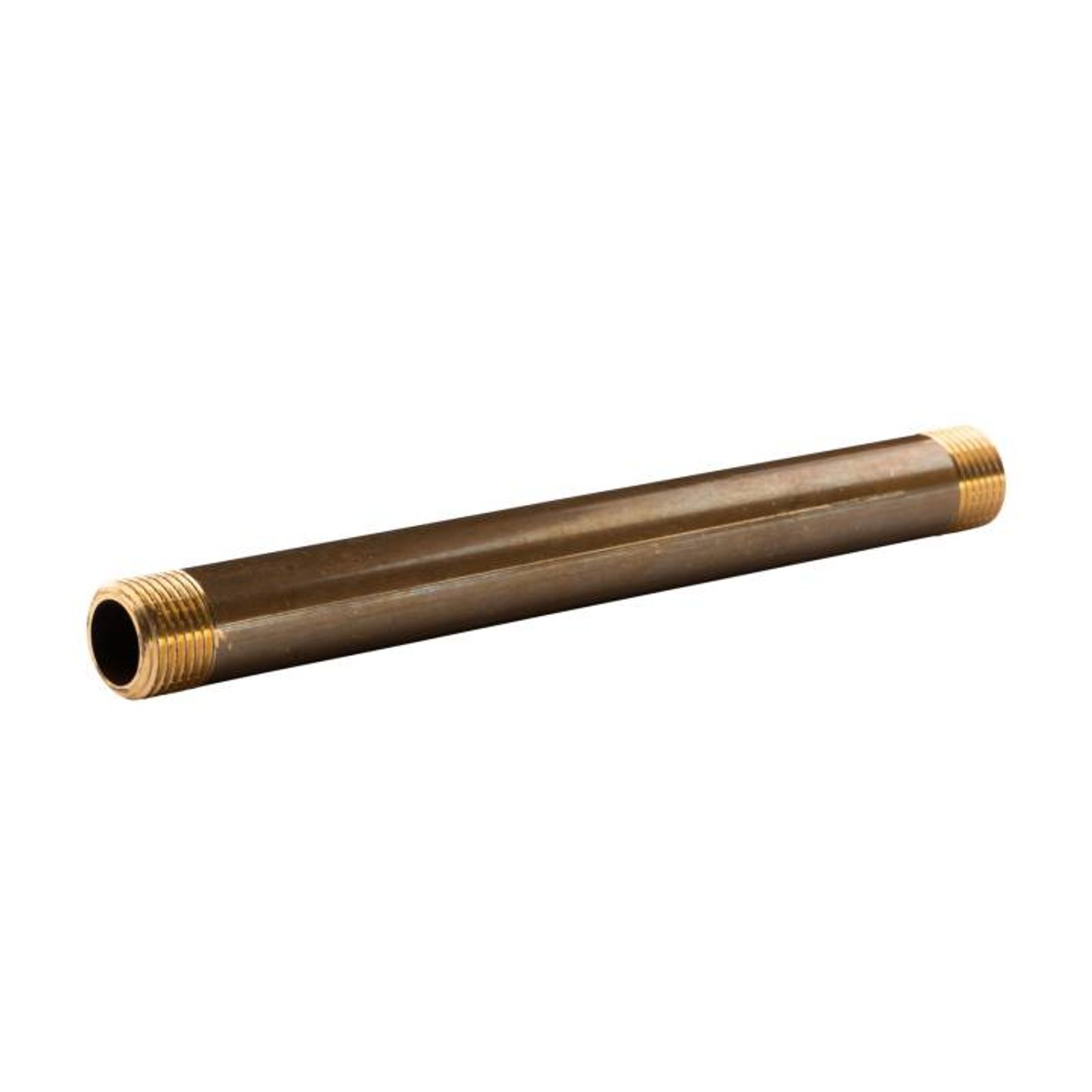 Messing Gewinde-Fitting Distanz Doppelnippel 1/2" - 1/2" L=200mm, schwere Ausführung
